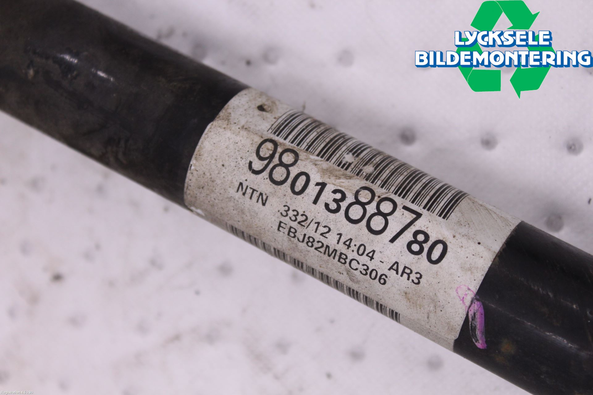 Citroen C3 10-17 Drivaxel Fram Höger