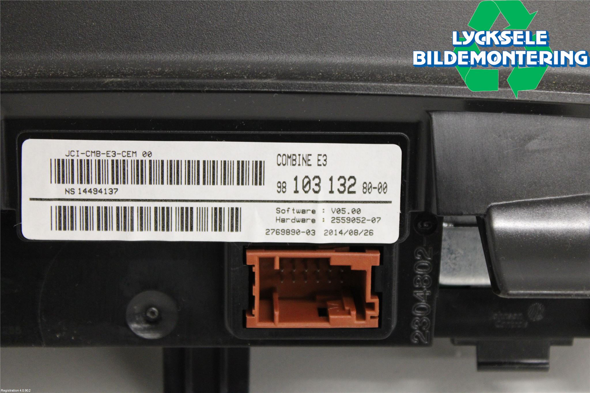 Citroen C4 CACTUS 14-20 Instrument Komb