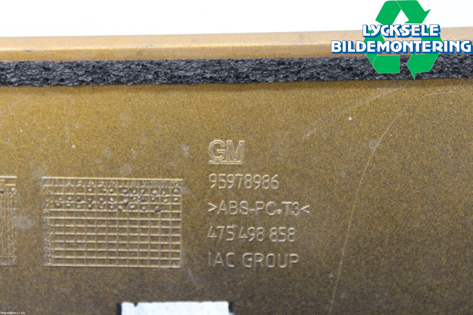 Opel MOKKA 13-20 Spoiler Baklucka