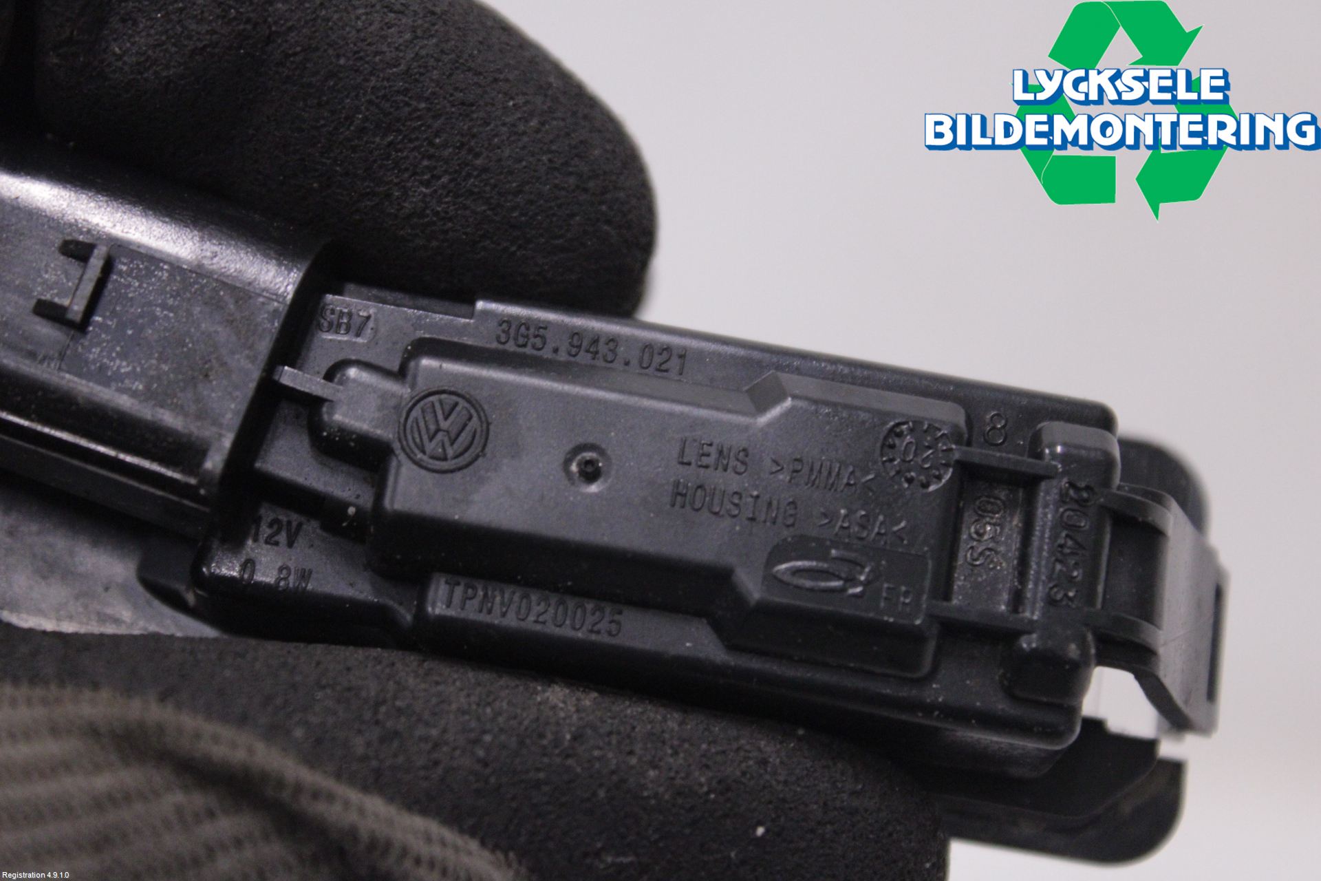 Volkswagen VW ID.3 21- Skylt Belysning