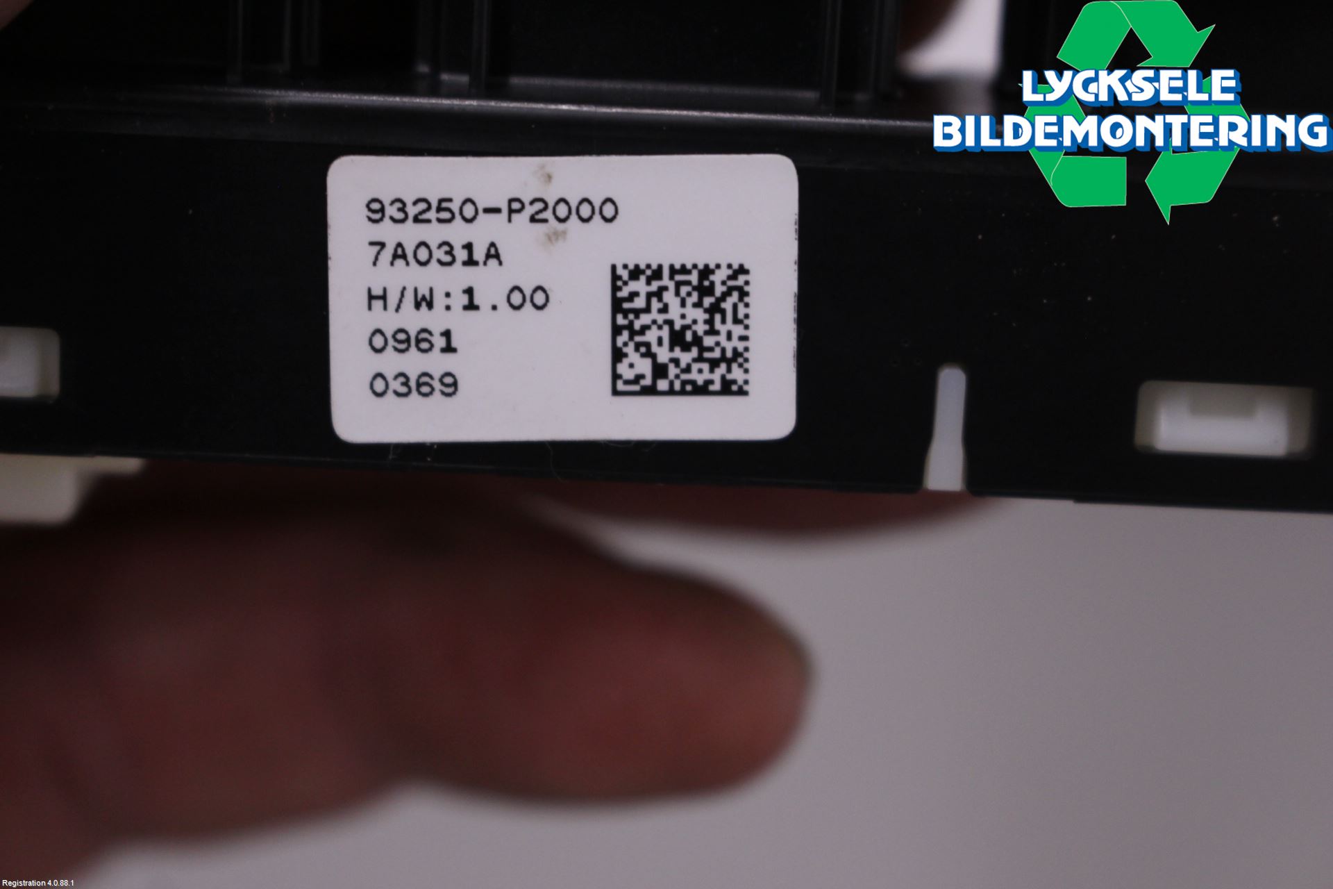 Kia SORENTO 21- Strömställare Stolminne