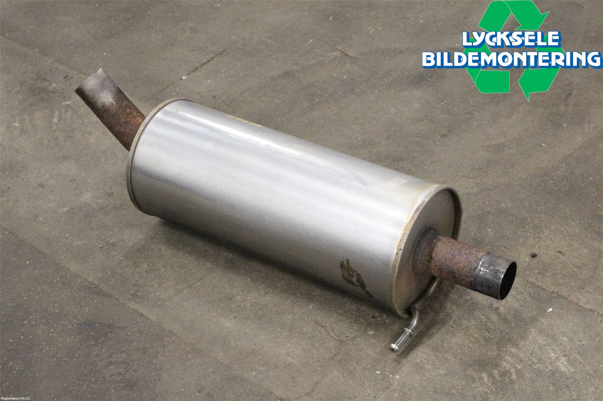 Volkswagen VW AMAROK 2H 10-22 Avgas Bakre Dämpare