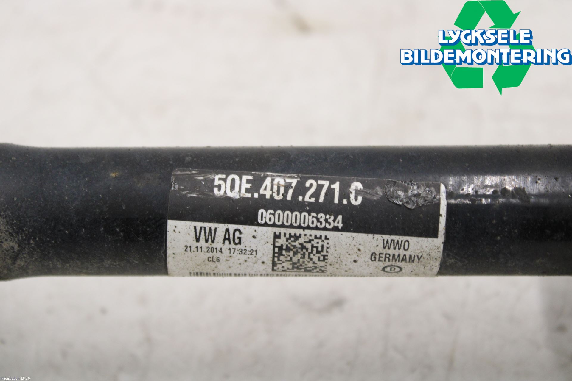 Volkswagen VW GOLF / E-GOLF VII 13-20 Drivaxel Fram Vänster