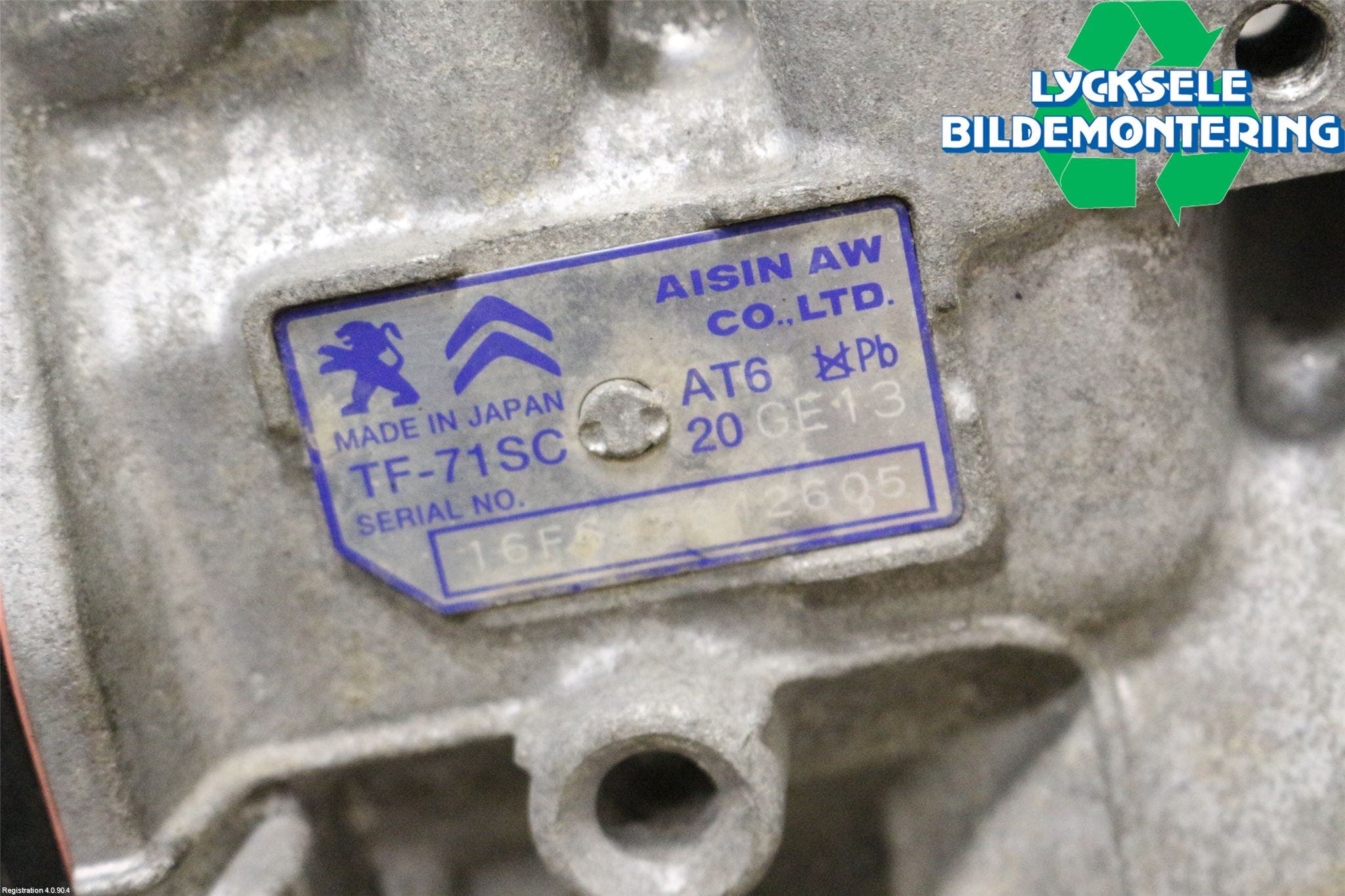 Peugeot 308 14-21 Växellåda Automat