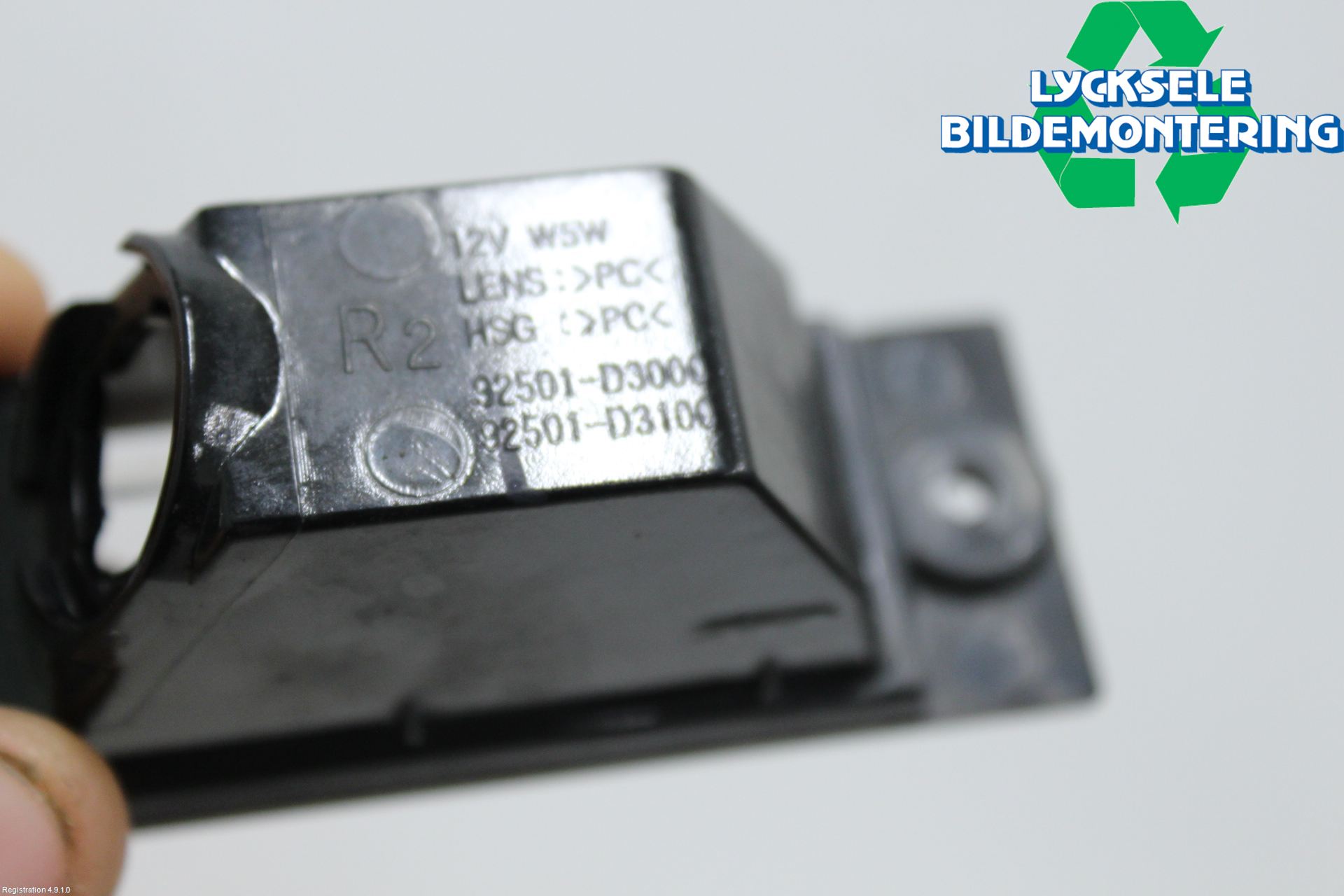 Hyundai TUCSON 05- Skylt Belysning