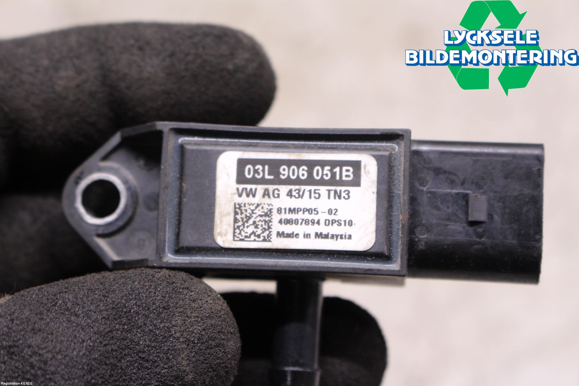 Audi A4/S4 B9 16-19 Givare Temp-Tryck Avgas