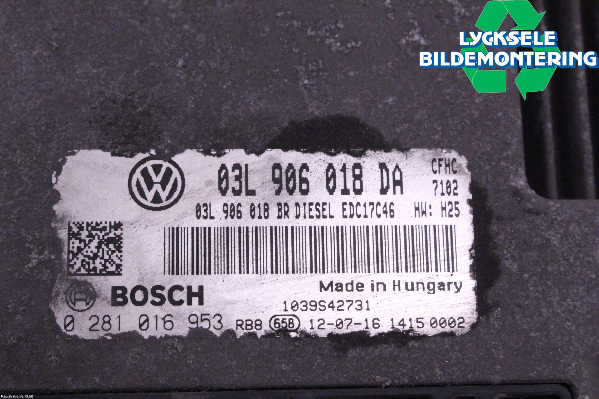 Skoda OCTAVIA (1Z) 05-13 Styrenhet Inspump Diesel