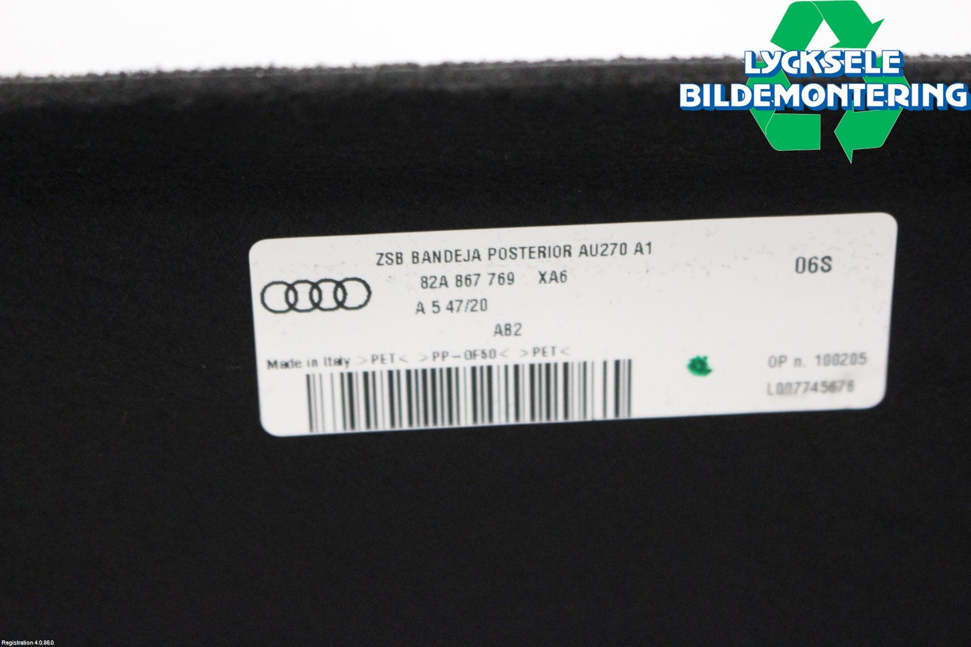 Audi A1 19- Hatthylla