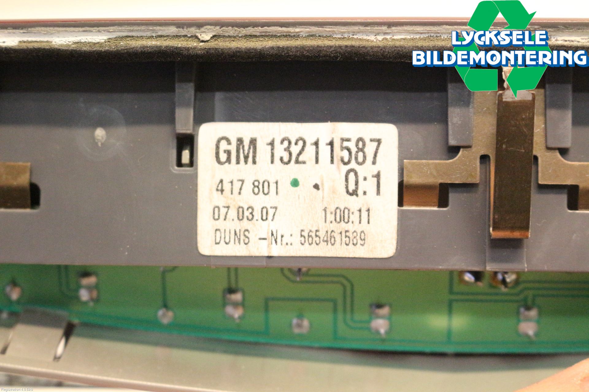 Opel ASTRA H 04-12 Bromsljus Bakruta