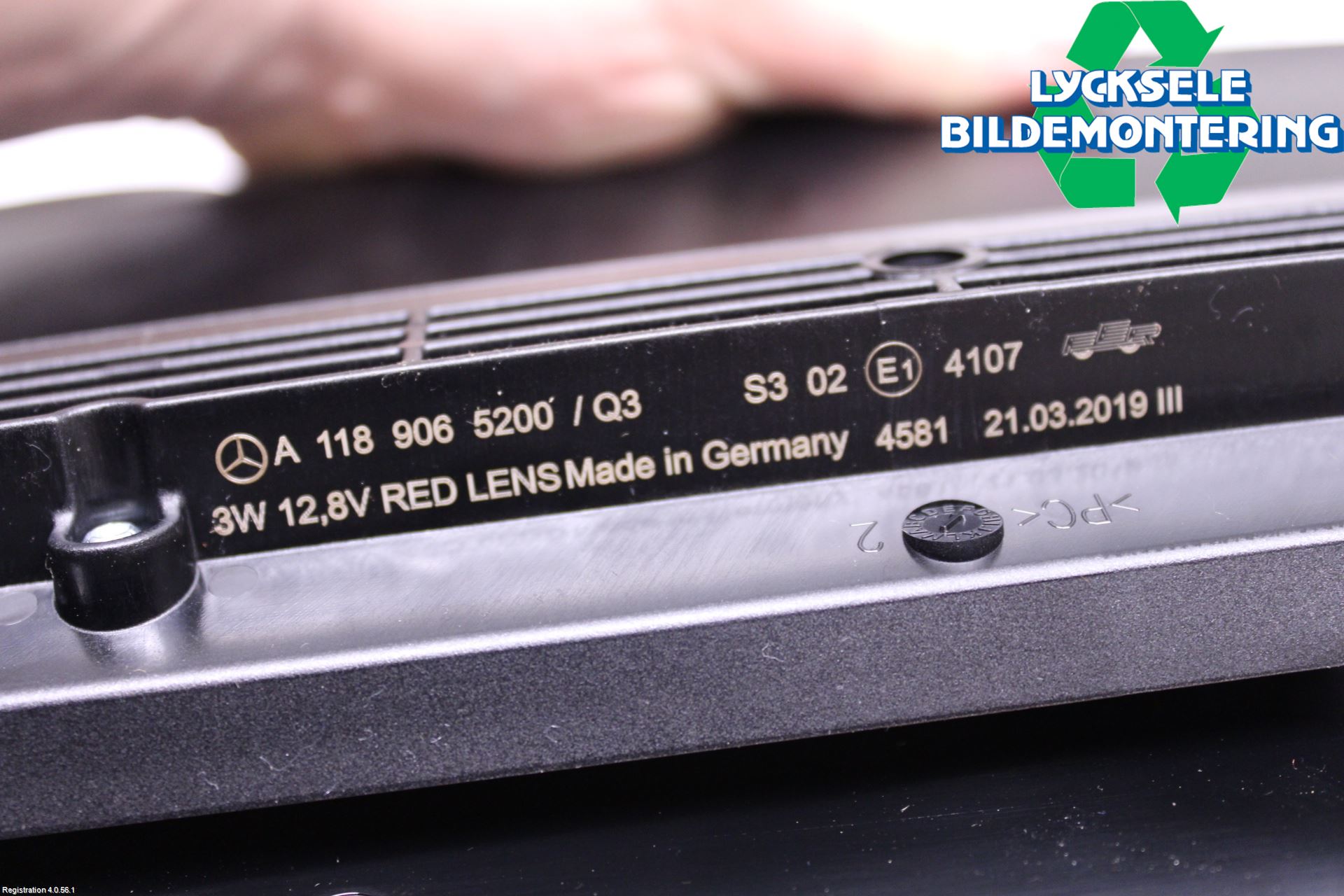 Mercedes-Benz MB CLA-KLASS (C117/X117) 13-19 Bromsljus Bakruta