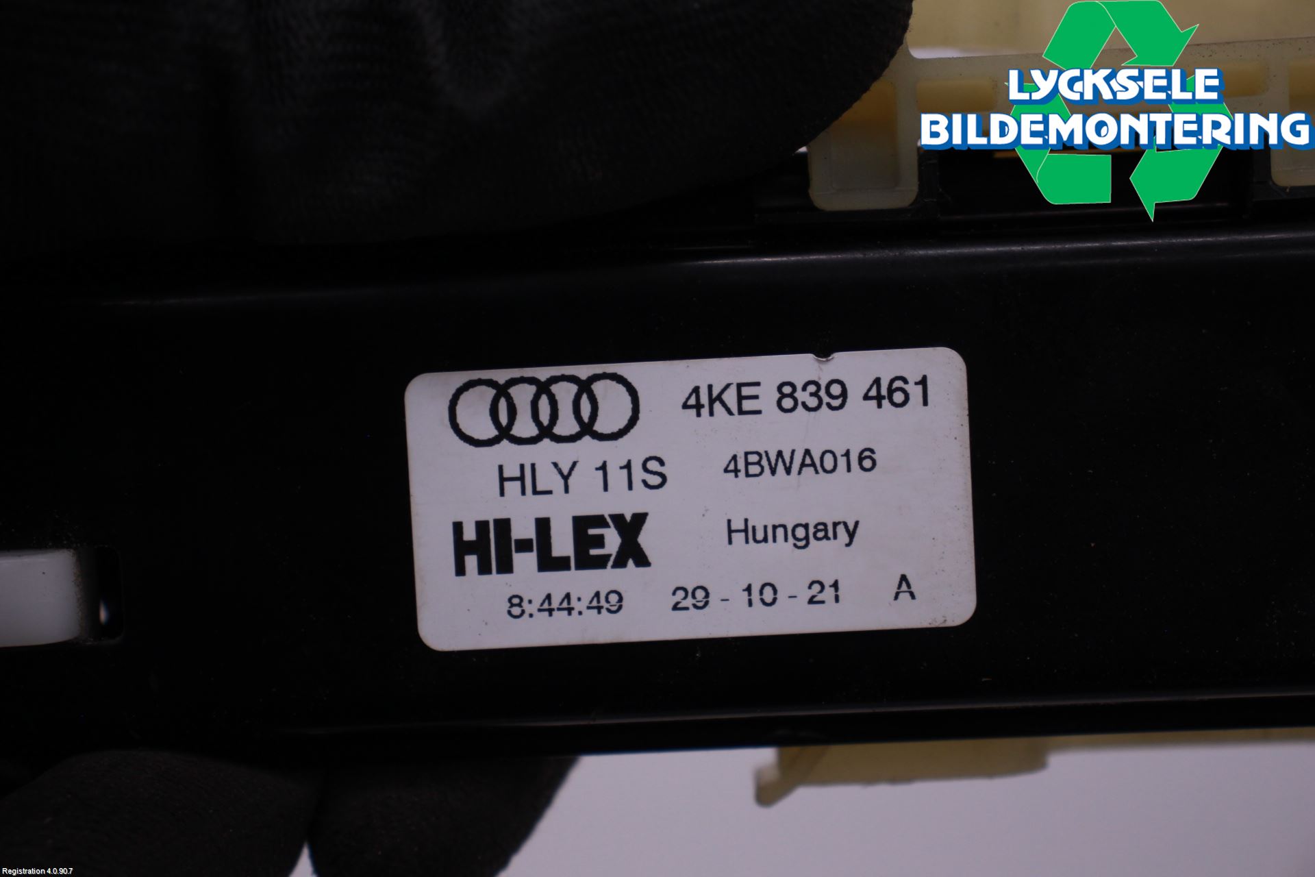 Audi E-TRON, S GE 19- Fönsterhissmekanism