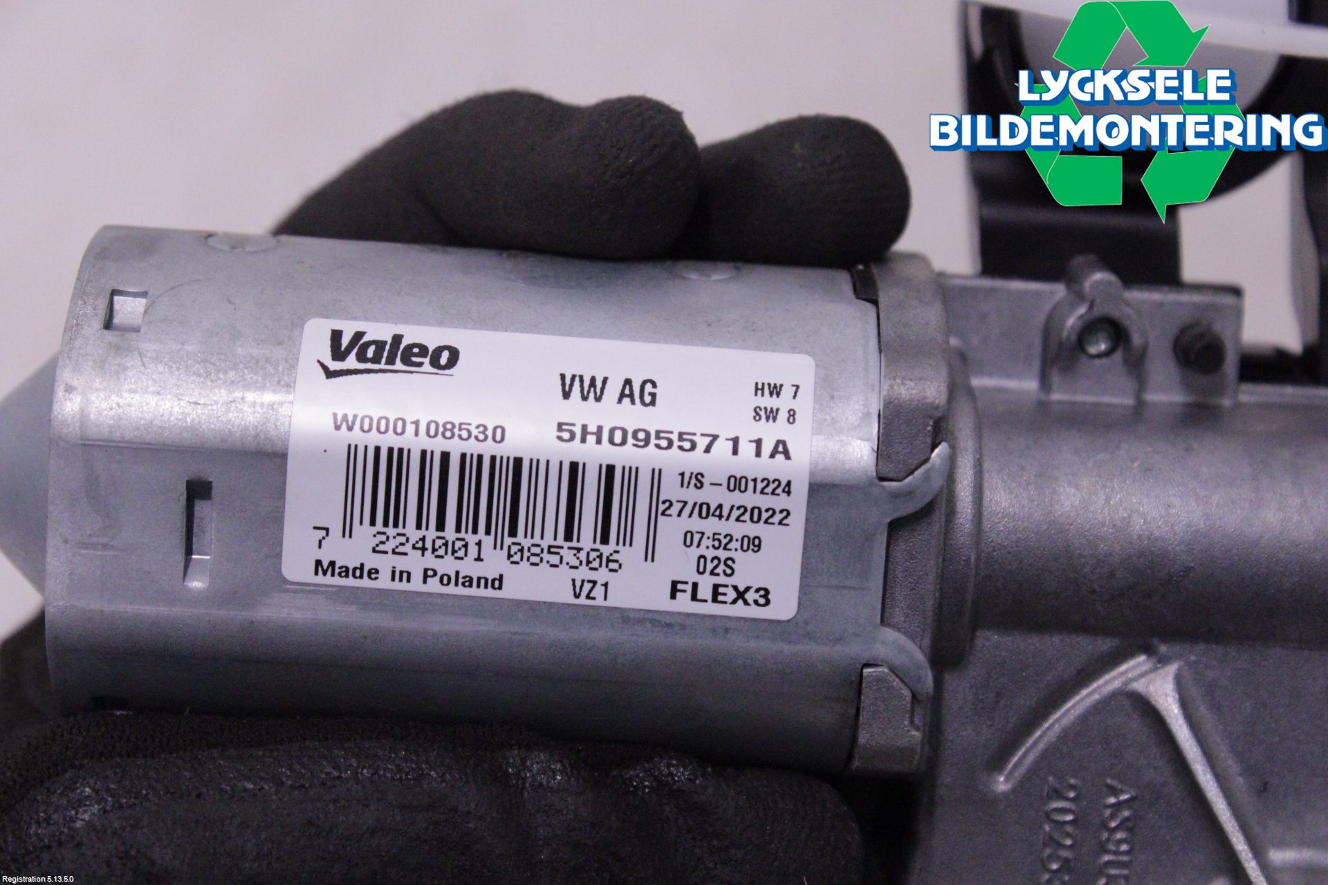 Volkswagen VW ID.4 21- Torkarmotor Baklucka