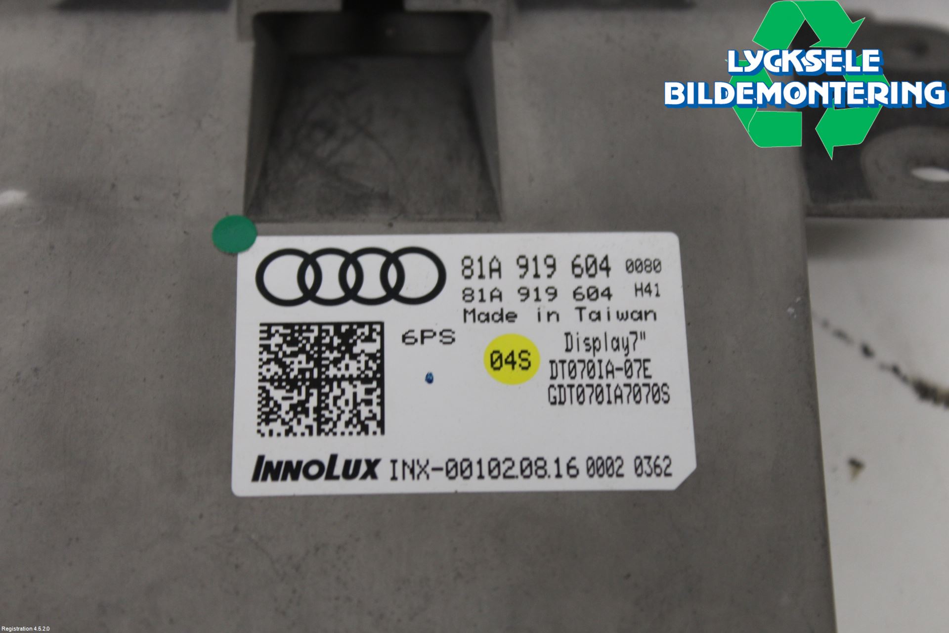 Audi Q2/SQ2 17- Bildskärm