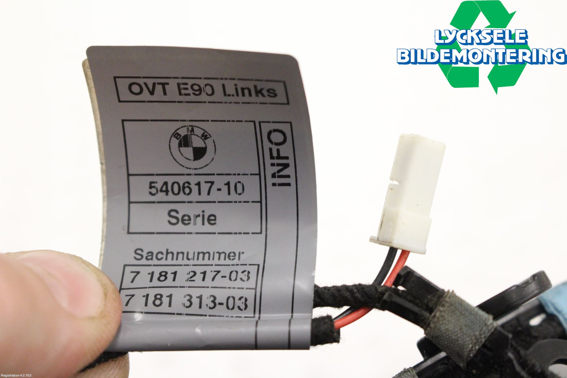 BMW X1 E84 10-15 Dörrhandtag Yttre Vä