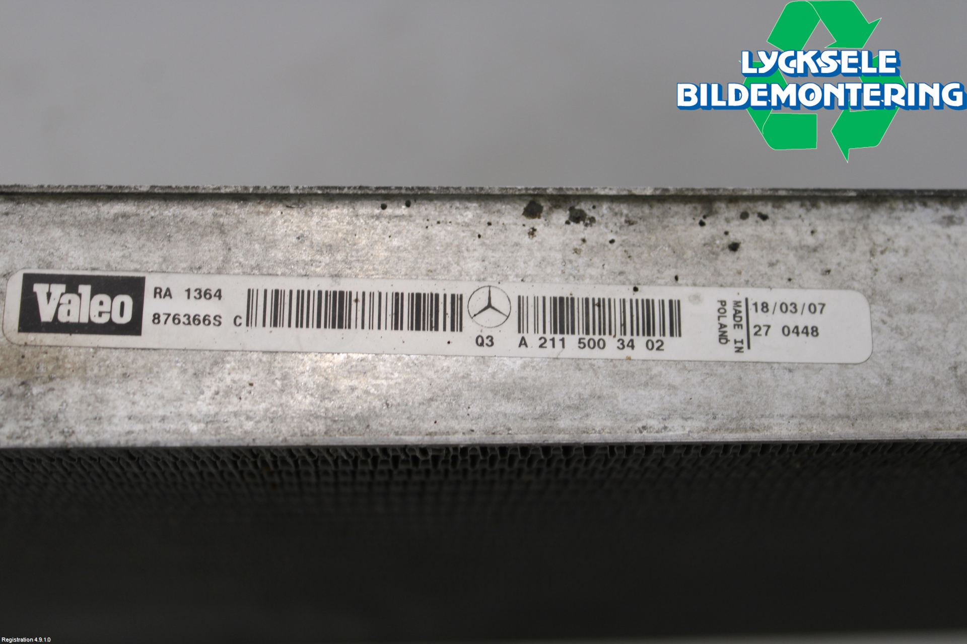 Mercedes-Benz MB E-KLASS (W211) 02-09 Kylare Aut