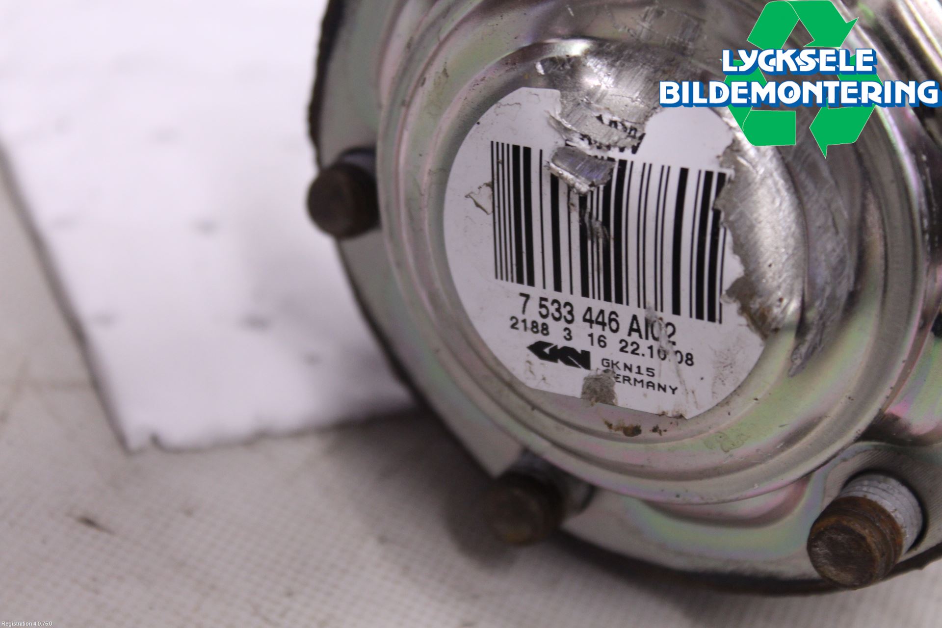 BMW 3 E90/91 SED/TOU 05-12 Drivaxel Bak Höger