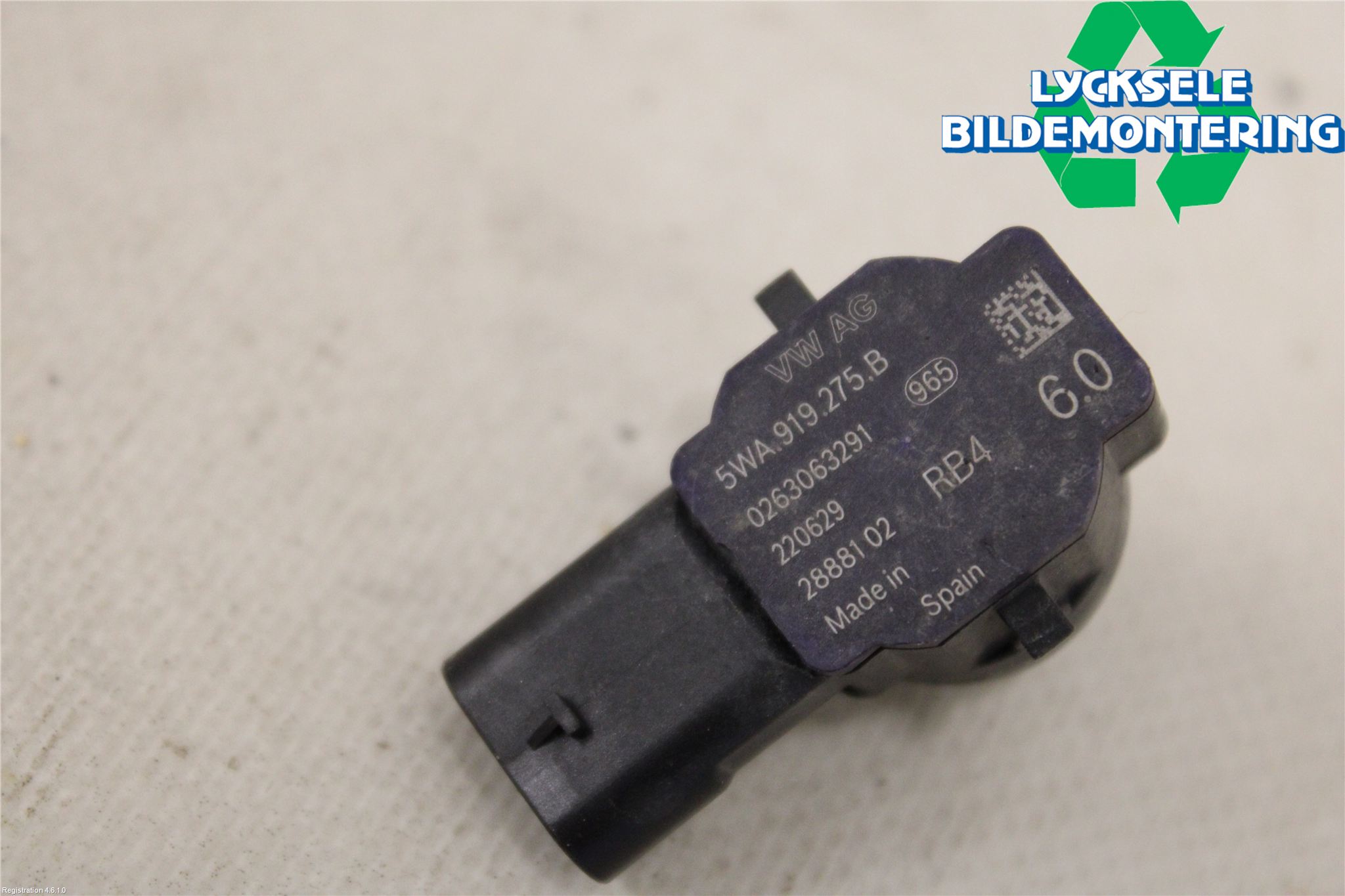 Volkswagen VW ID.3 21- Parkeringshjälp Backsensor