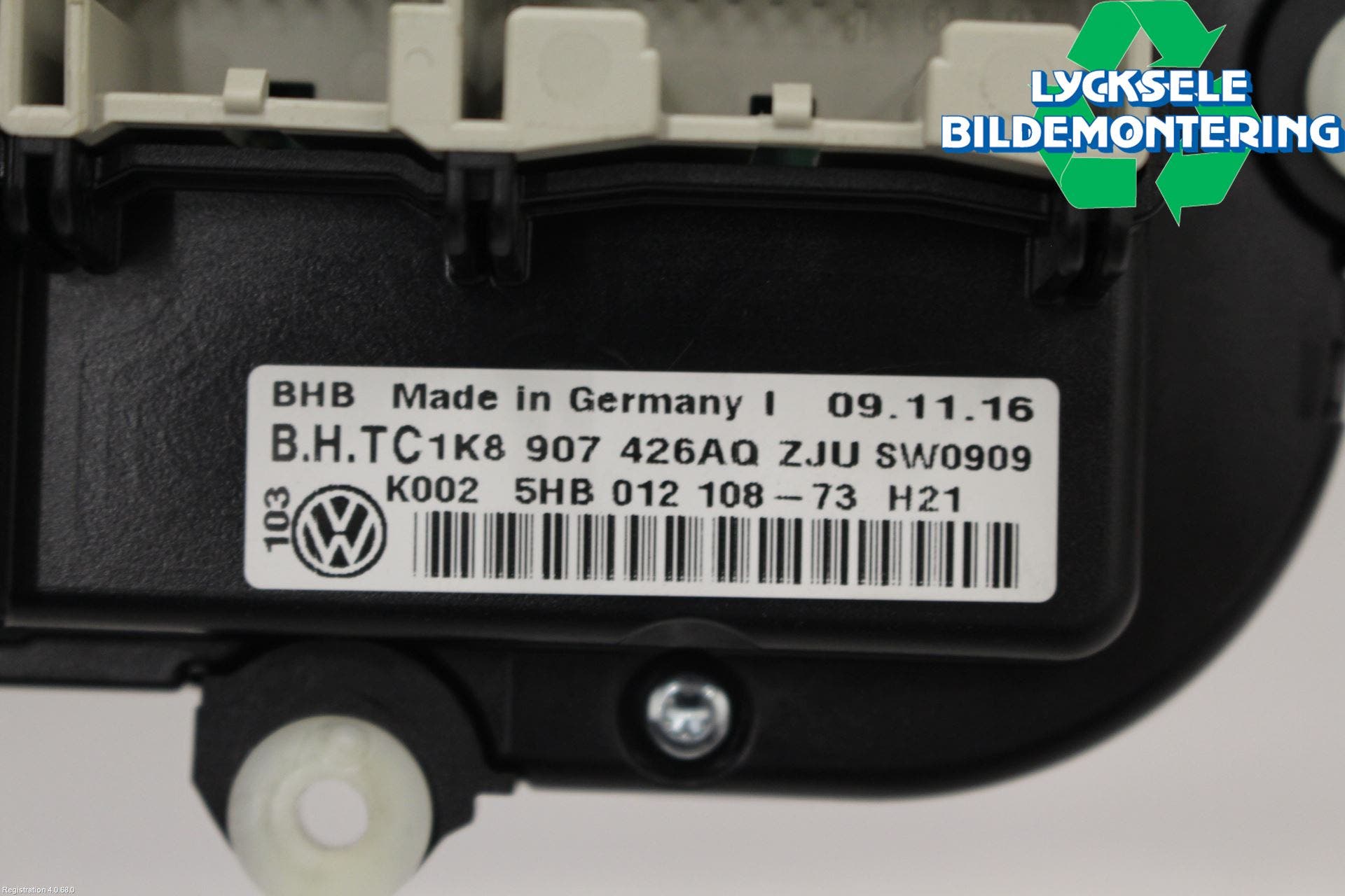 Volkswagen VW CADDY 16-20 Ac Styrenhet Ac Manöveren