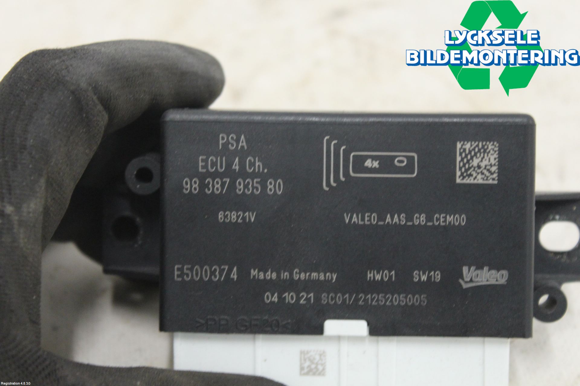 Peugeot PARTNER/E-PARTNER 19- Styrenhet Dragkrok