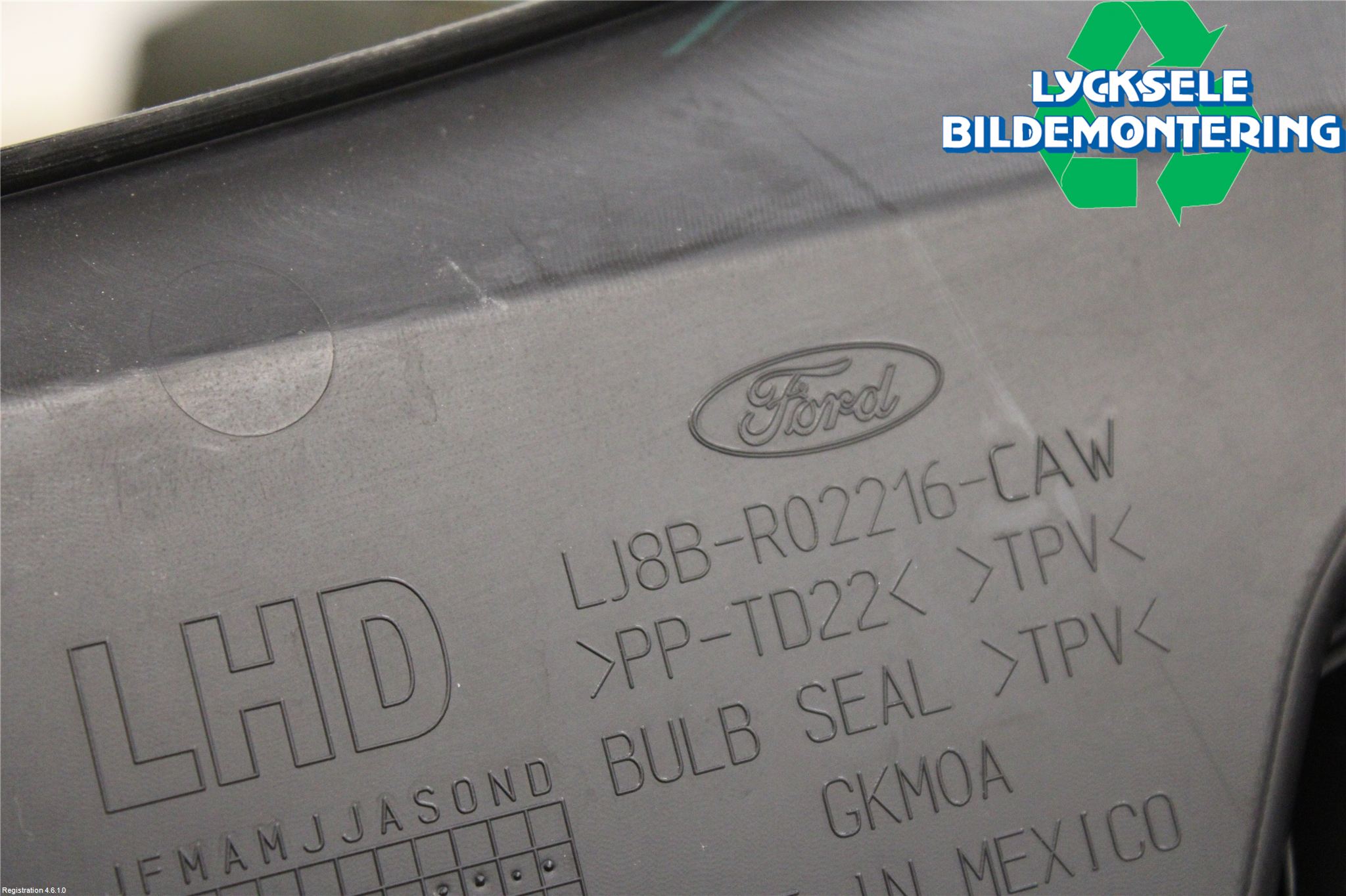 Ford MUSTANG Mach-E 21- Torpedplåt-Torpedplast