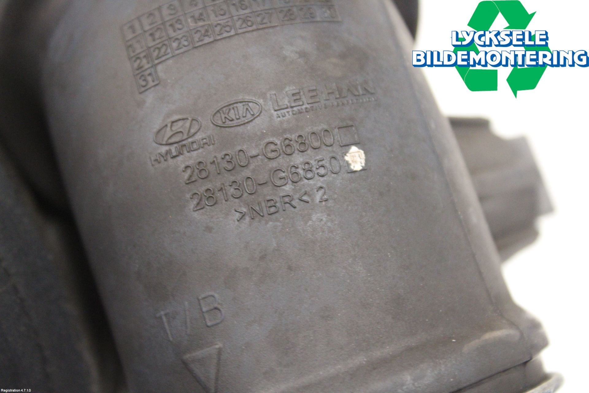 Kia PICANTO 17- Injgummibälg-Slang