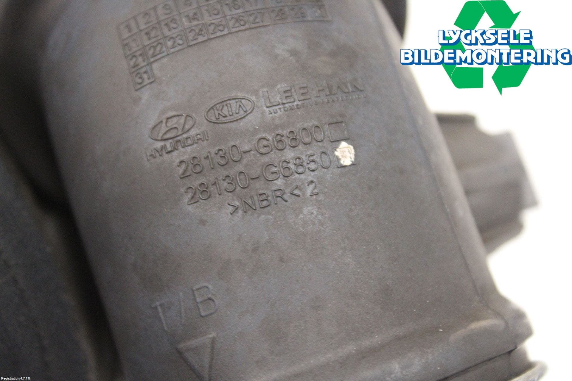 Kia PICANTO 17- Injgummibälg-Slang