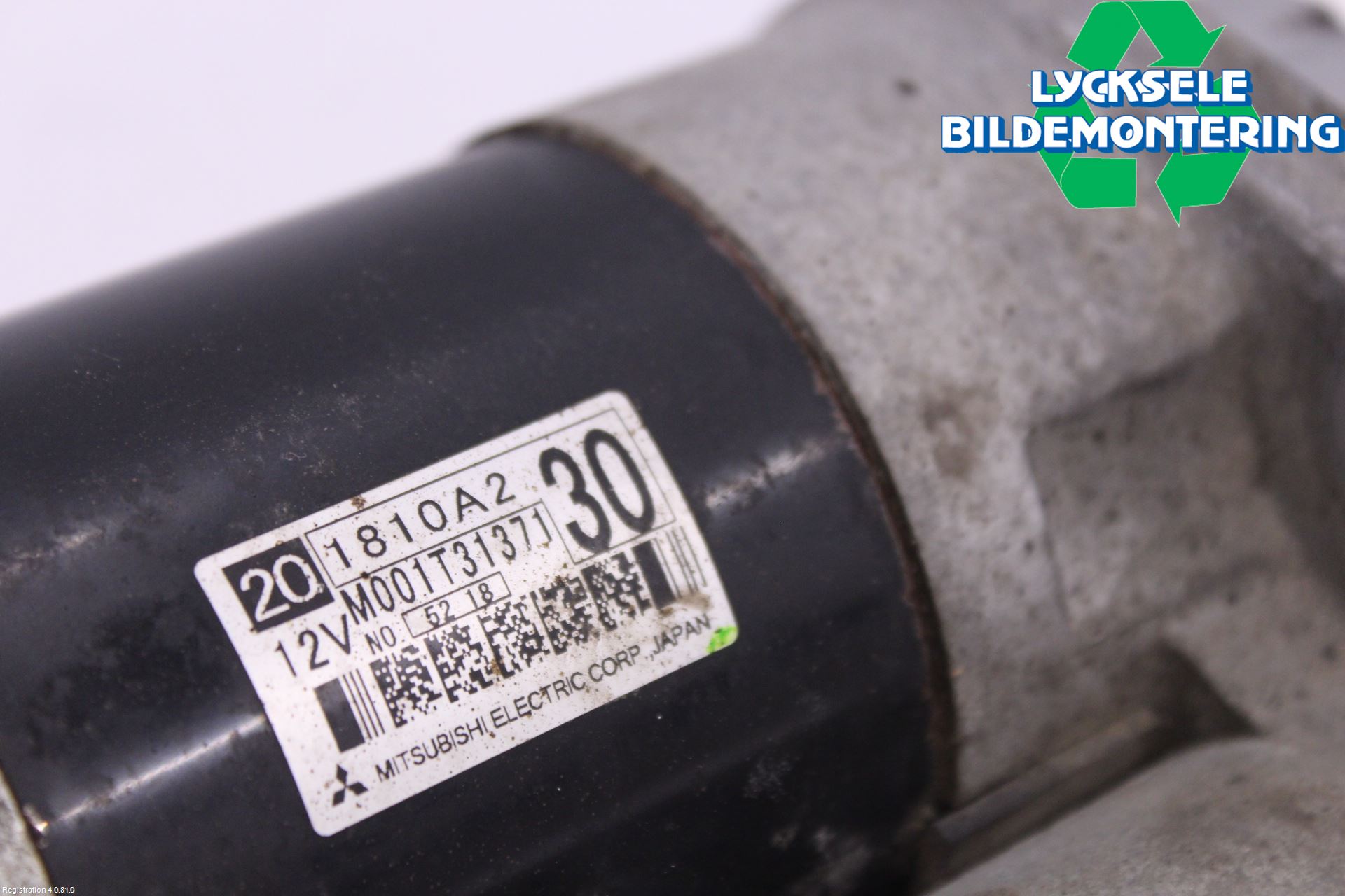 Mitsubishi ASX 10-22 Startmotor Diesel