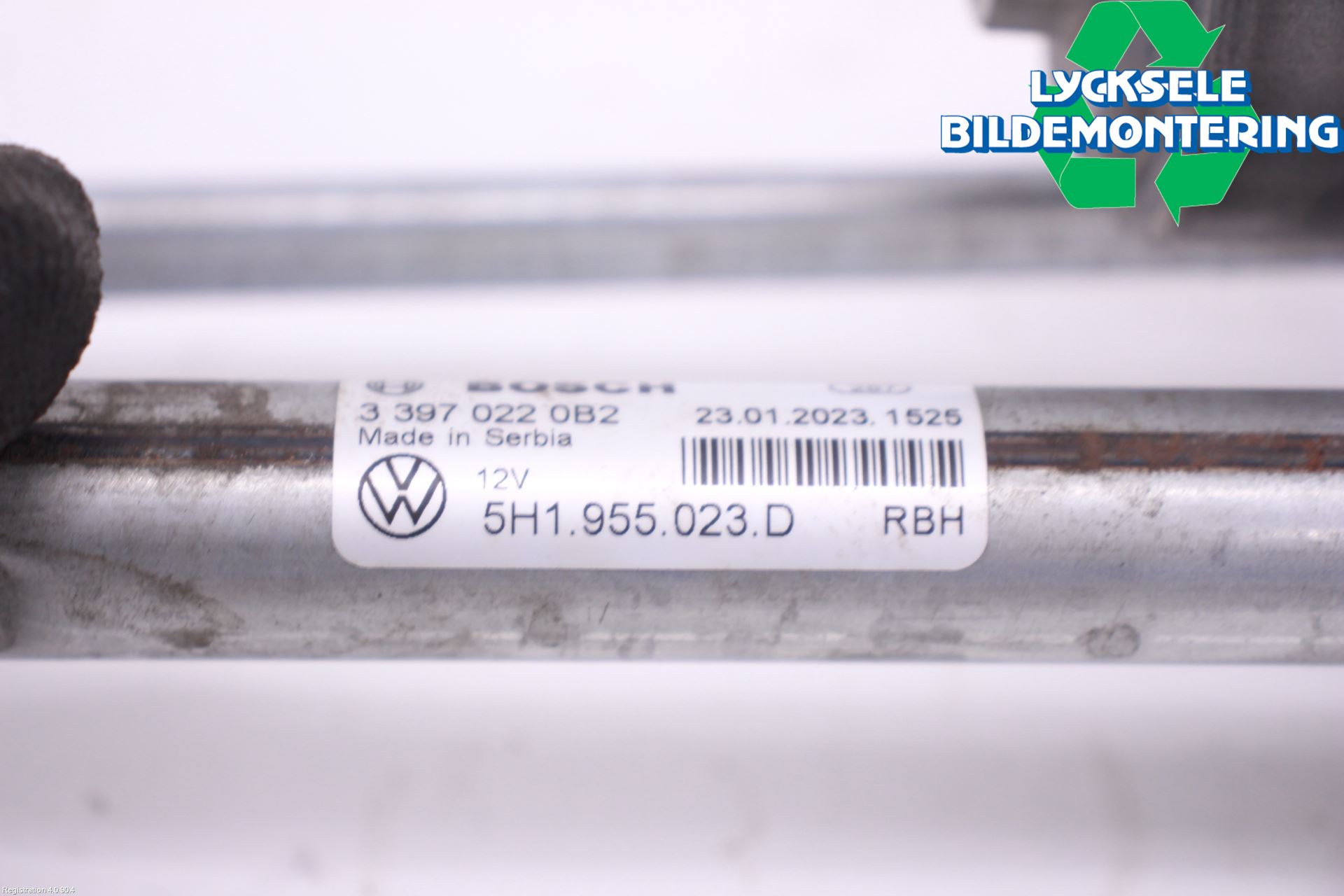 Volkswagen VW GOLF / E-GOLF VIII 20- Torkarmekanism Vindruta