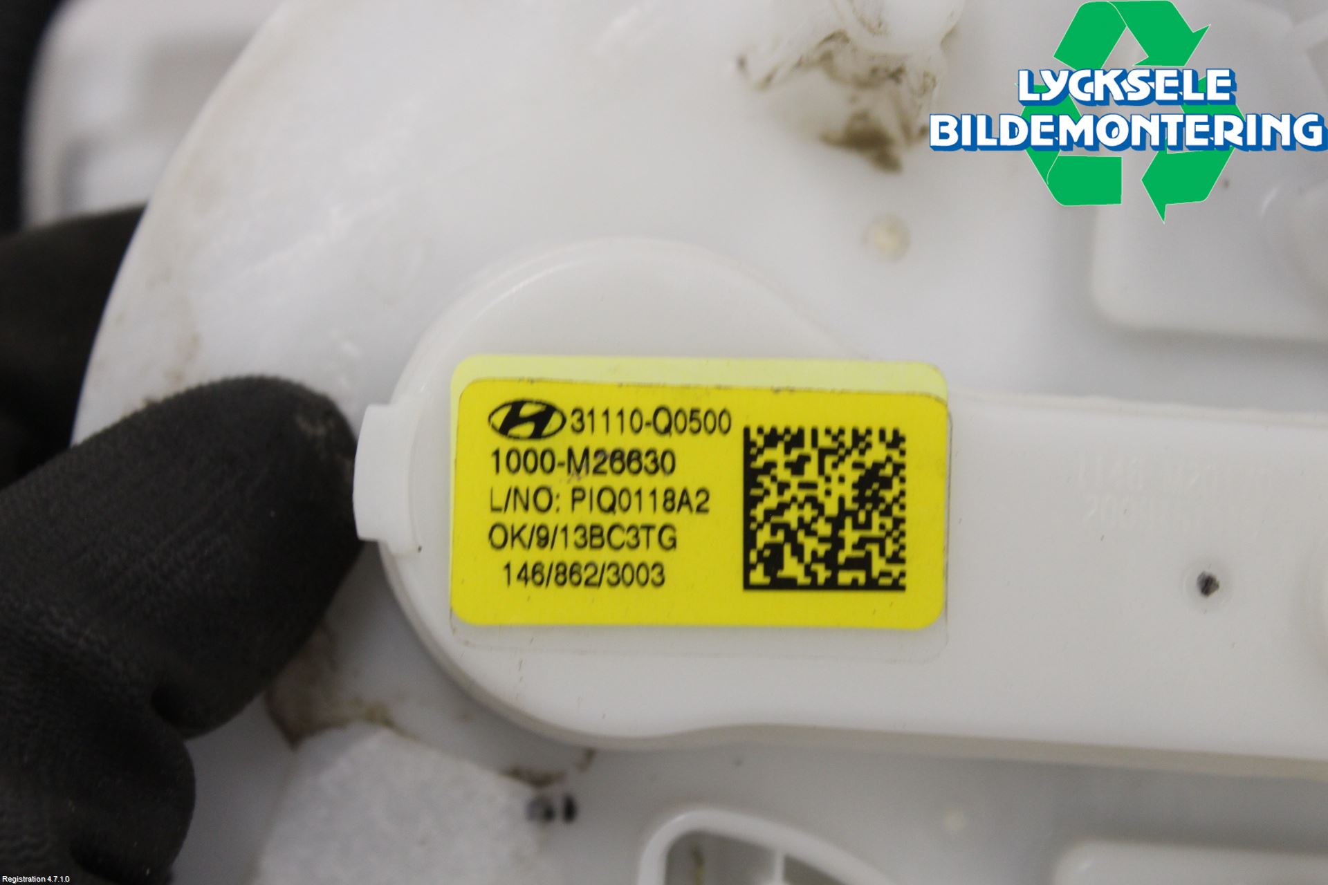 Hyundai i20 BC 21- Bränslepump El