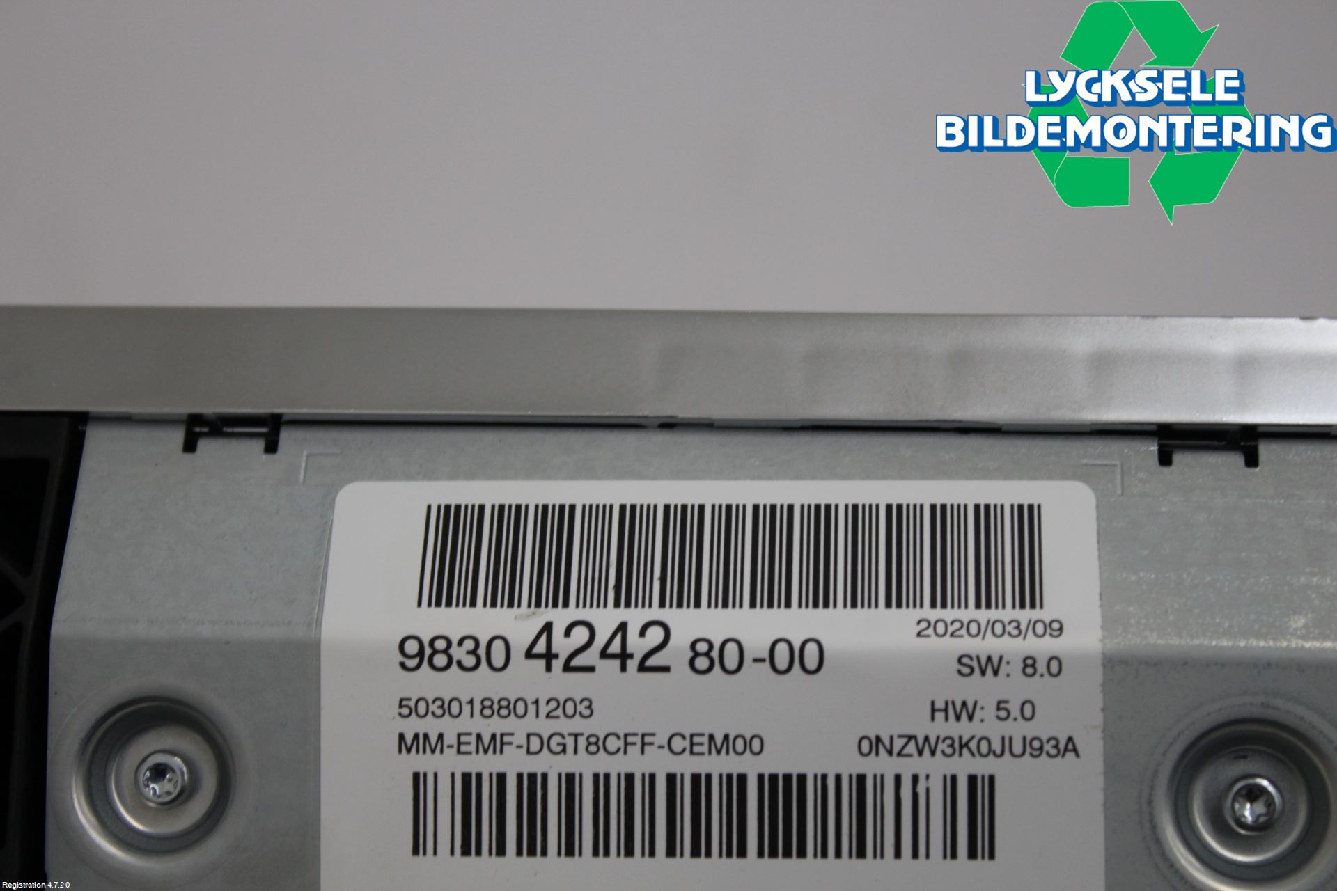 Peugeot 3008 17-24 Bildskärm