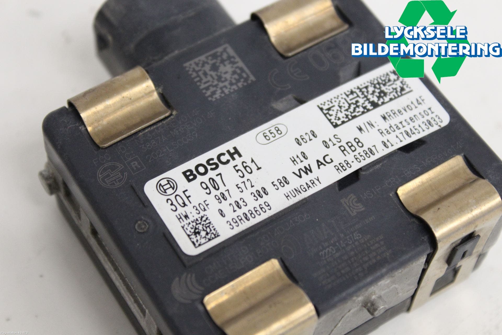 Volkswagen VW GOLF / E-GOLF VII 13-20 Sensor Adaptiv Farthållare