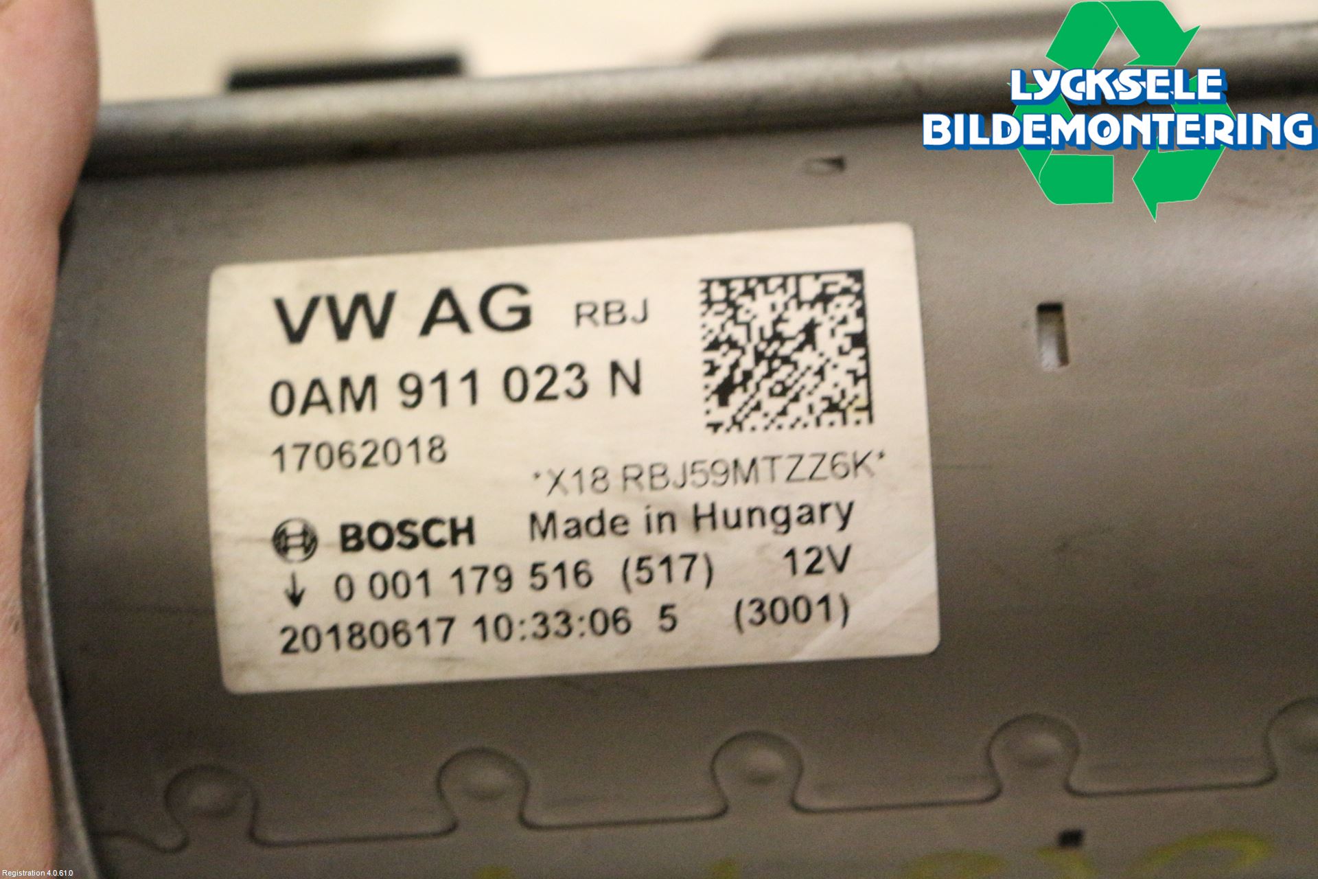 Skoda FABIA 15-21 Startmotor