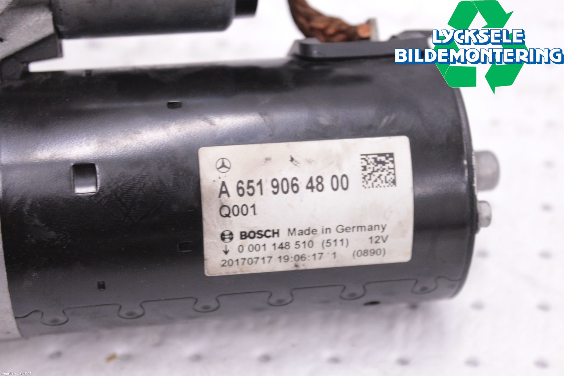 Mercedes-Benz MB C-KLASS (W205) 14-21 Startmotor Diesel