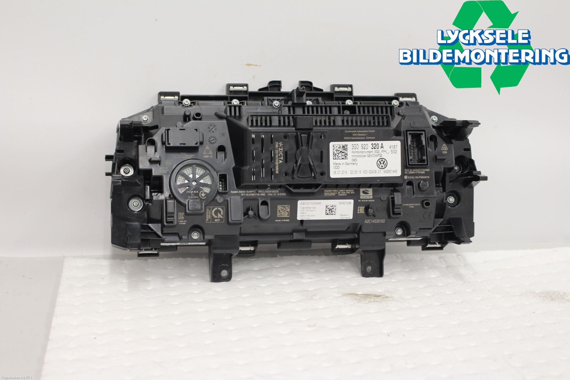 Volkswagen VW ARTEON 17- Instrument Komb