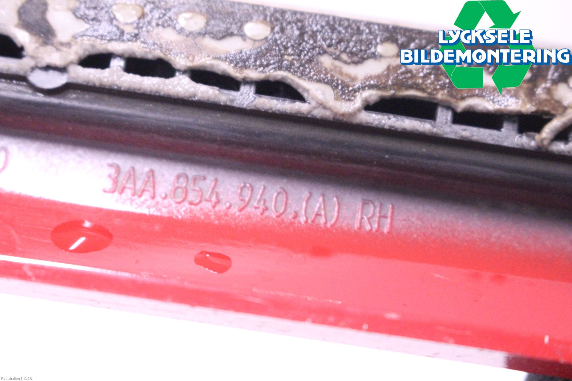 Volkswagen VW PASSAT 11-14 Dörr Dekorlist Fram Hö