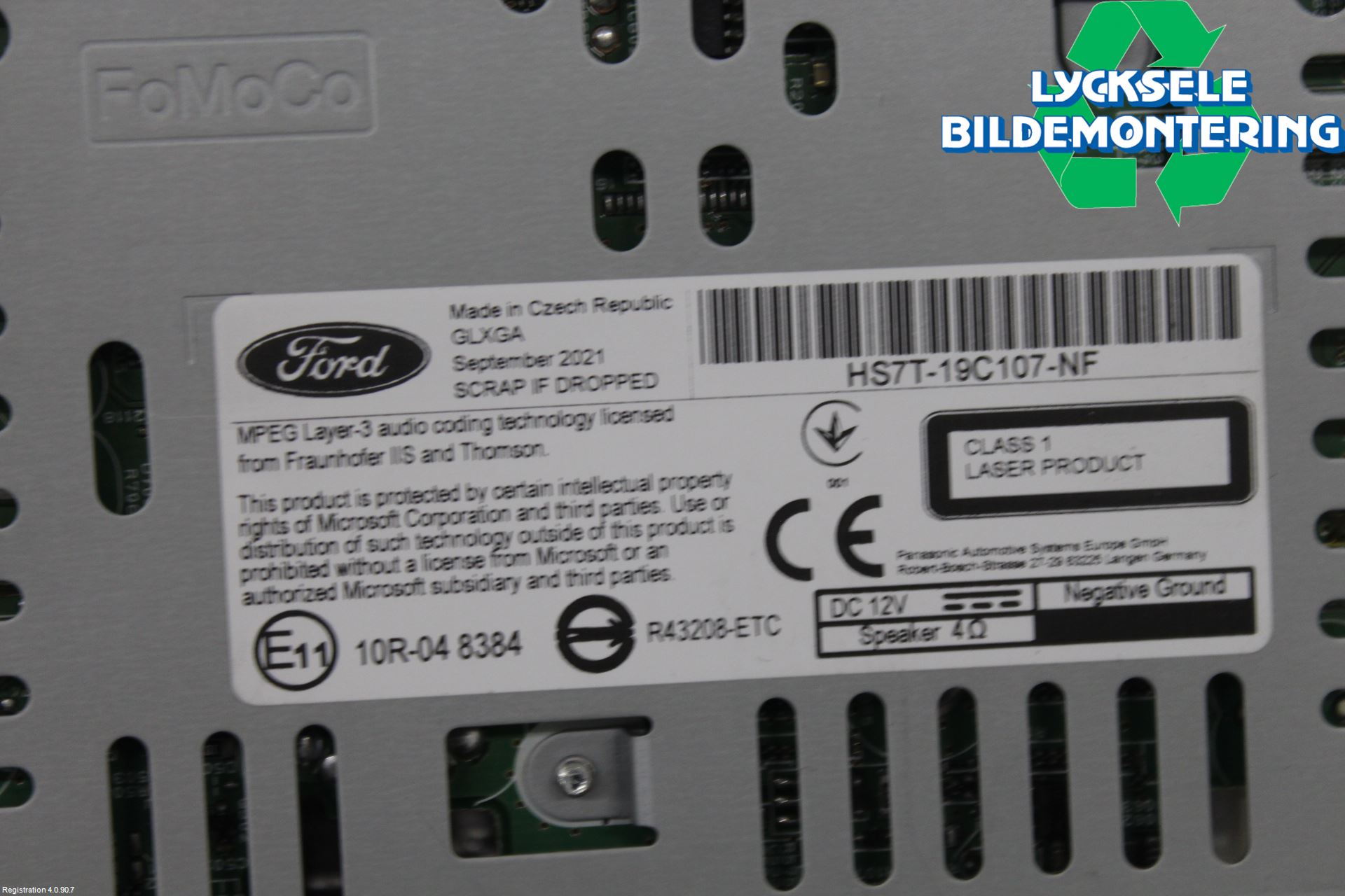 Ford MONDEO 15-22 Cd Radio - Multimediapanel