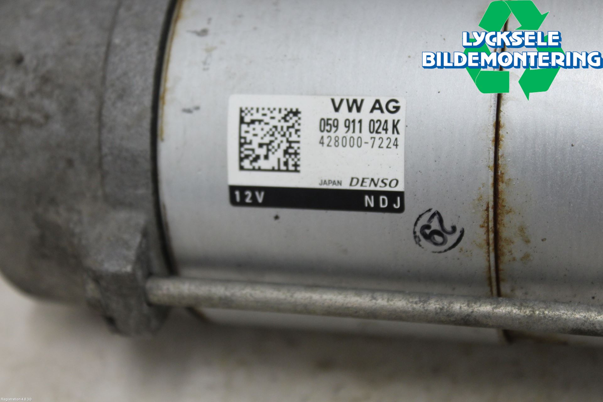 Volkswagen VW TOUAREG 7P 11-18 Startmotor Diesel