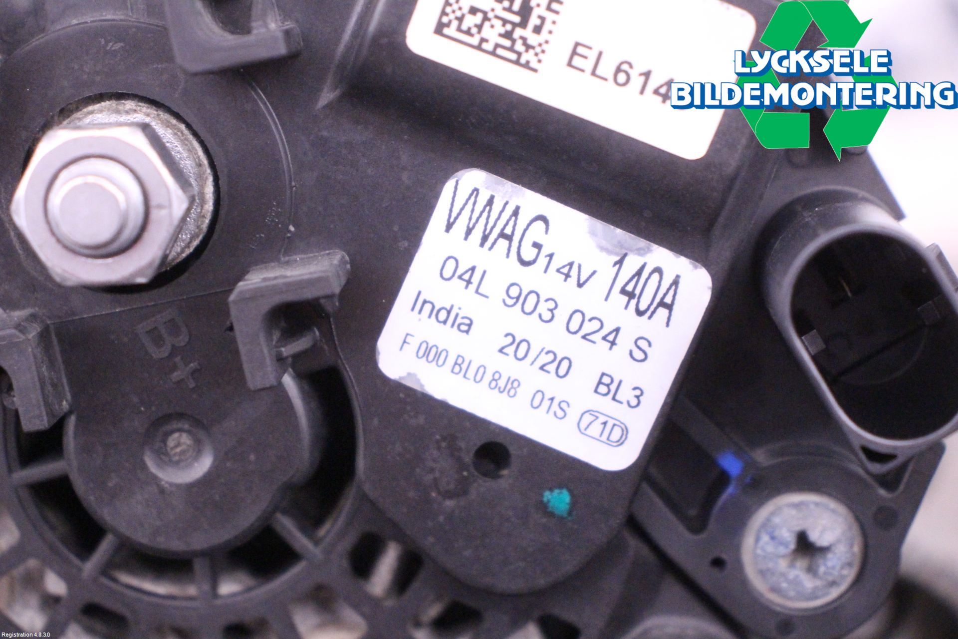 Volkswagen VW CADDY 16-20 Generator