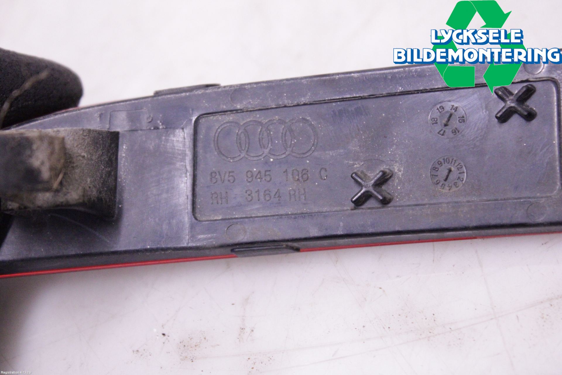Audi A3/S3 8V 13-20 Dimljus/Reflex Bak