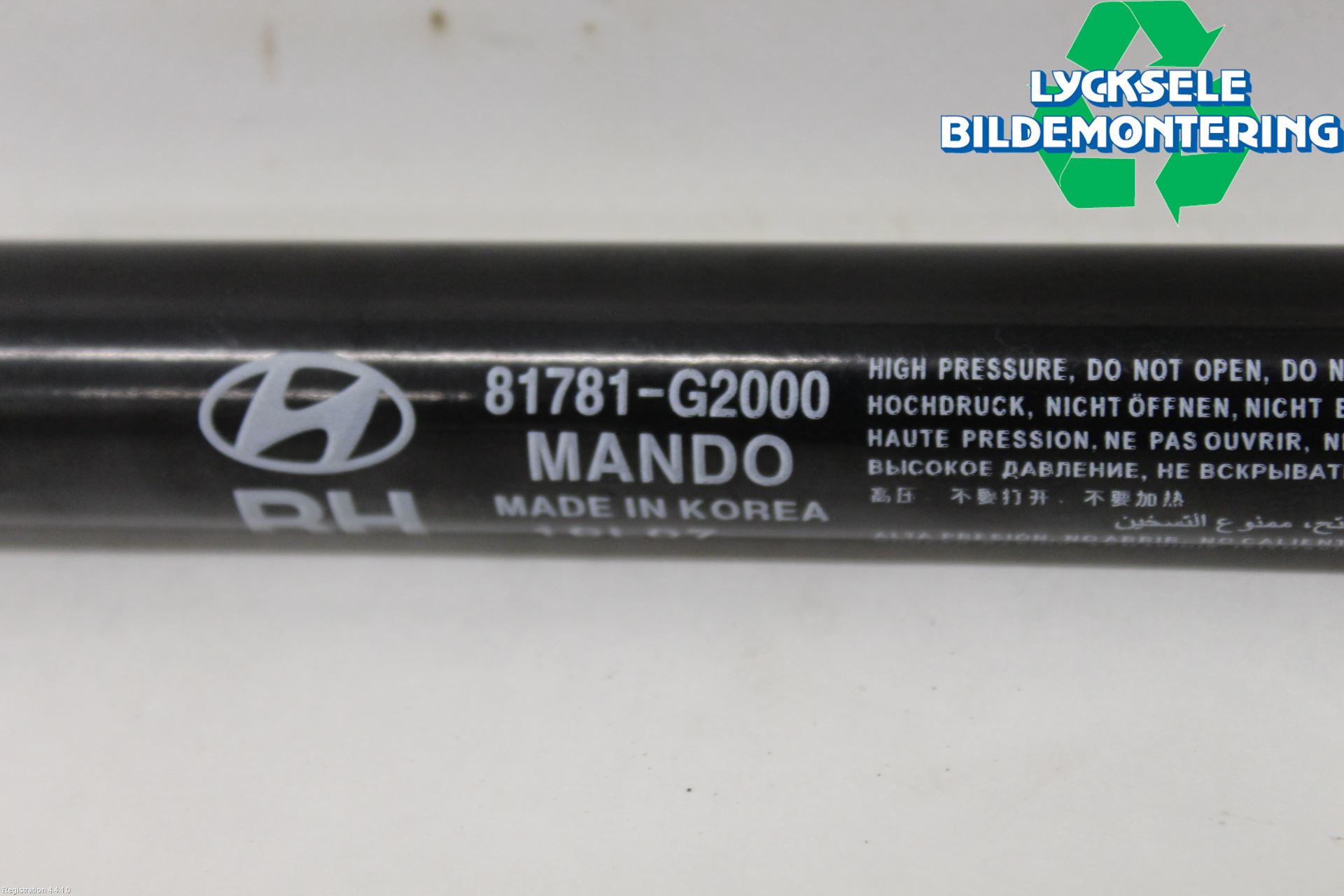 Hyundai IONIQ AE 17-22 Gasfjäder Baklucka