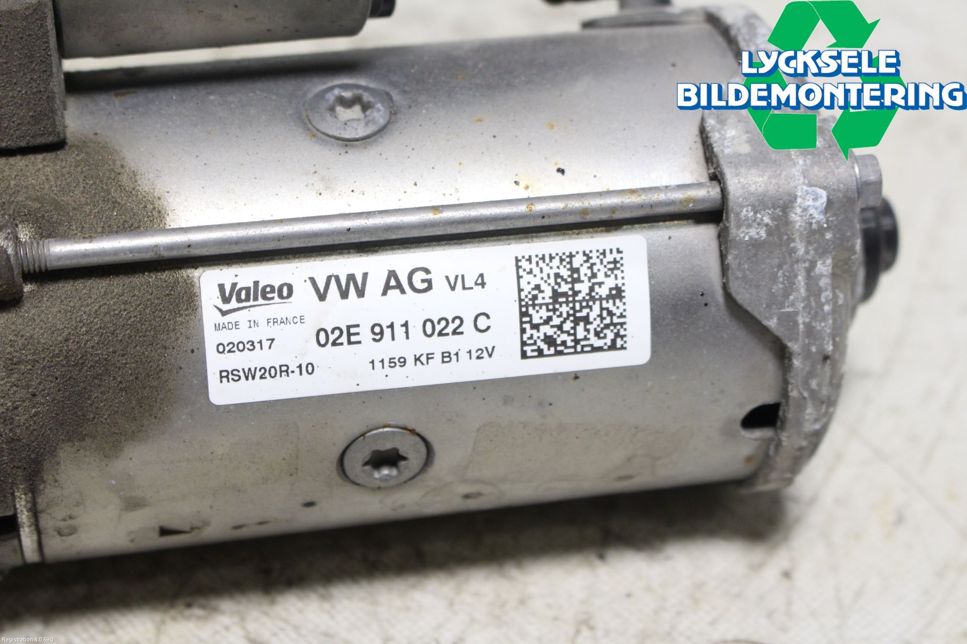 Volkswagen VW GOLF / E-GOLF VII 13-20 Startmotor Diesel