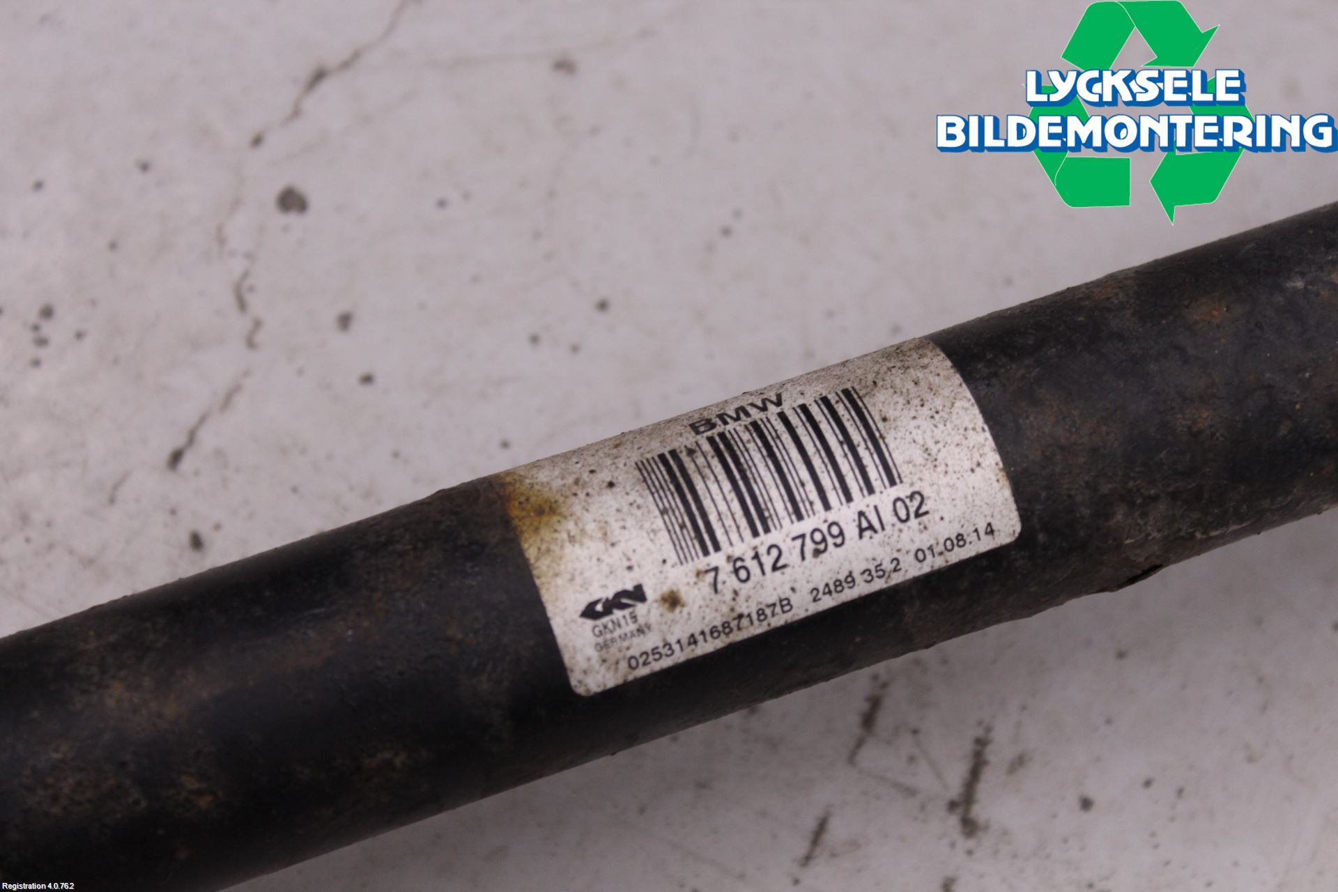 BMW X3 F25 10-17 Drivaxel Bak Vänster