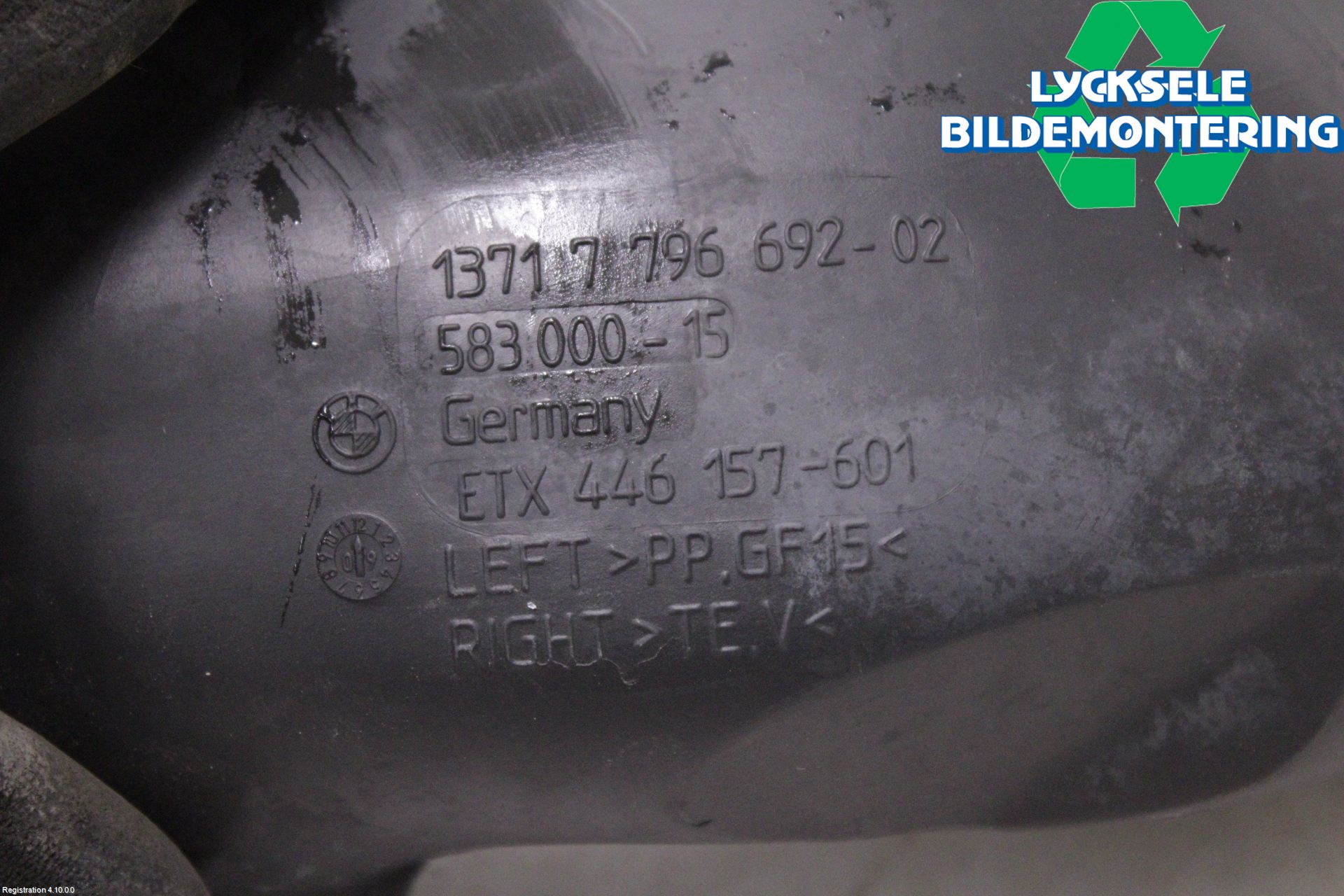 BMW 5 E60/61 Sed/Tou 02-10 Injgummibälg-Slang