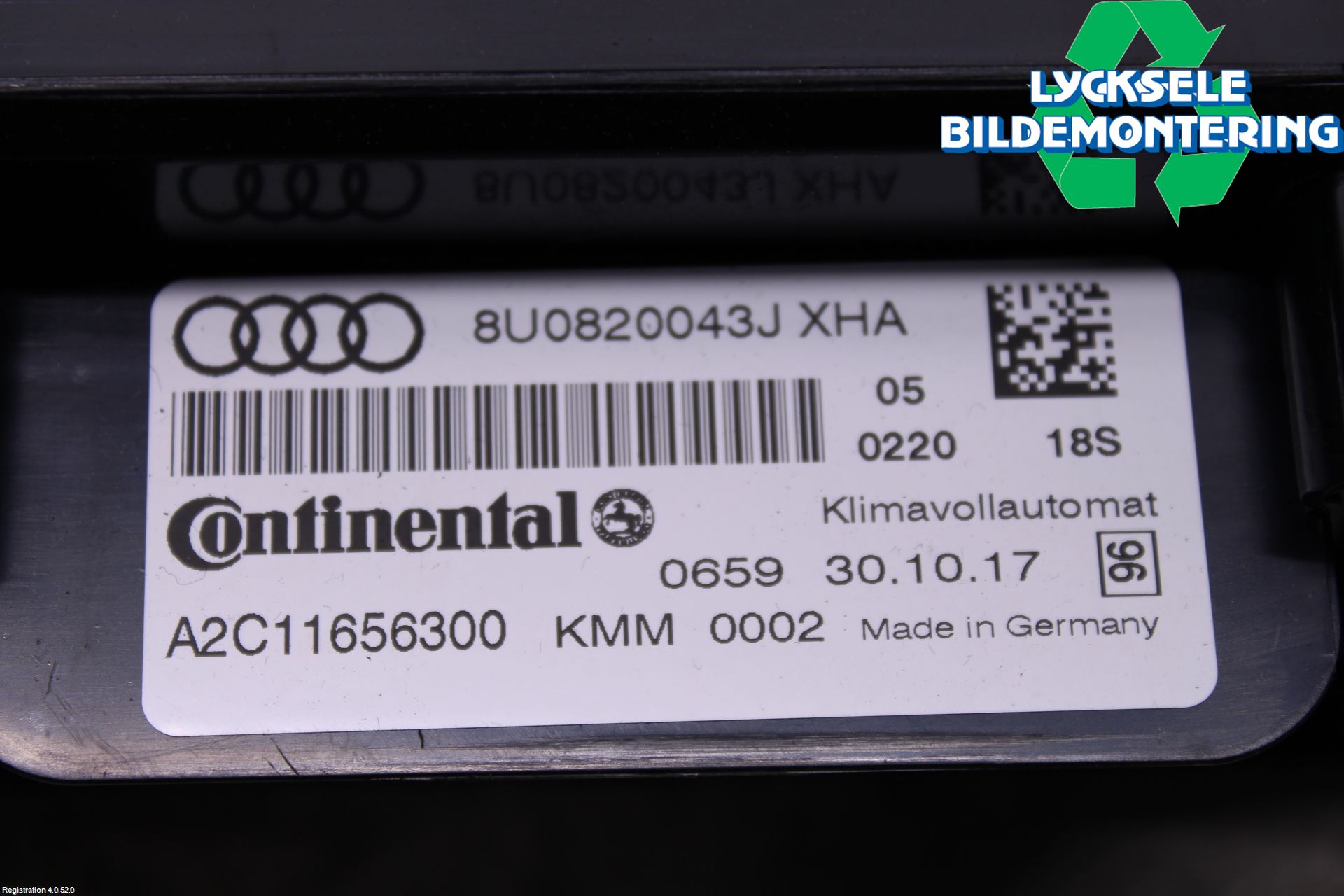 Audi Q3 8U 12-18 Ac Styrenhet Ac Manöveren