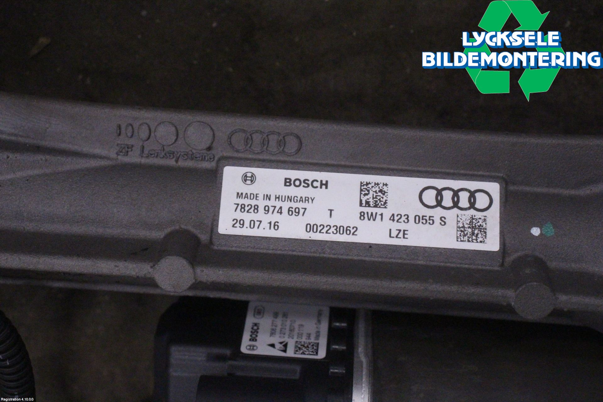 Audi A4/S4 B9 16-19 Styrväxel-Snäcka Elektrisk