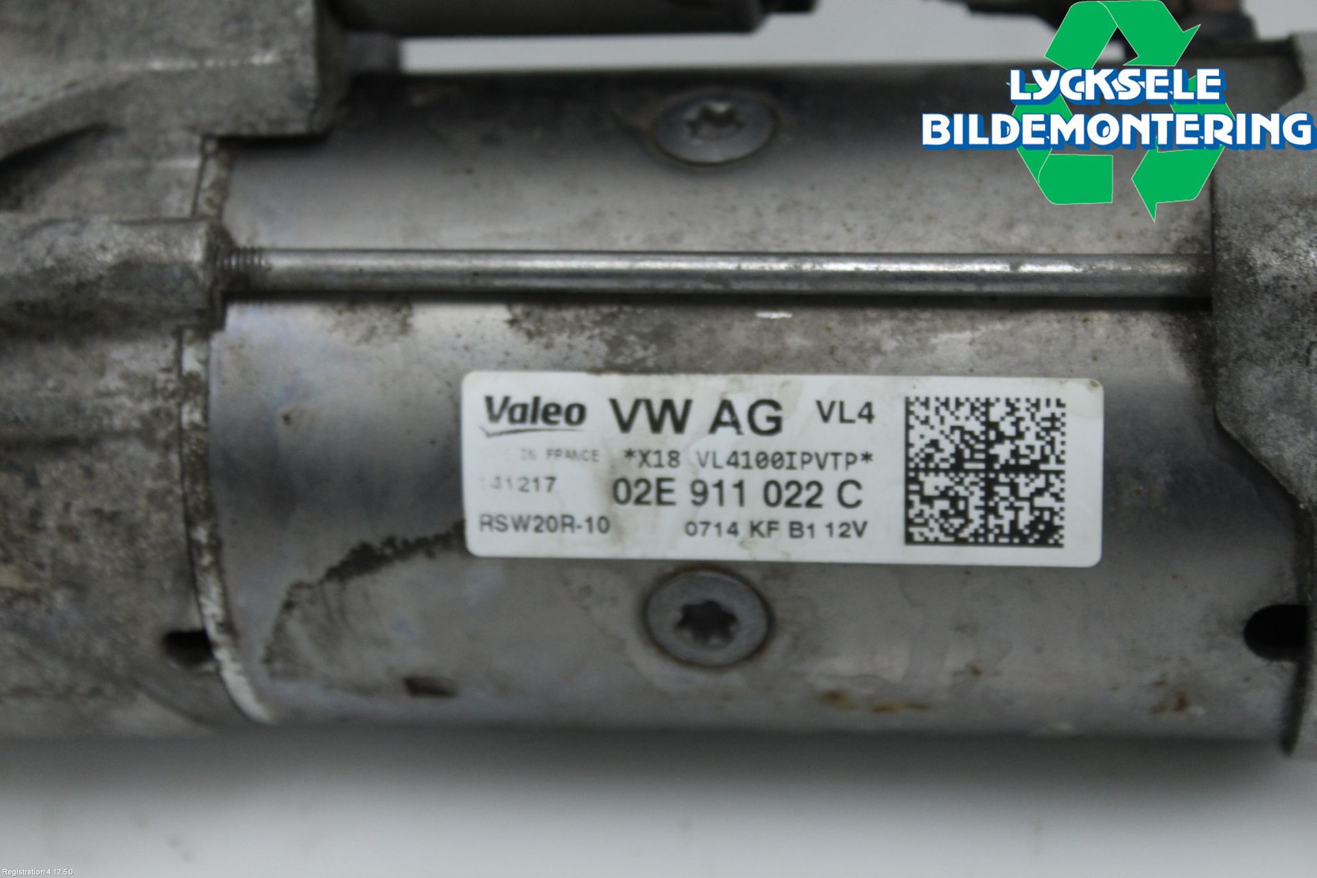 Volkswagen VW PASSAT 15-19 Startmotor Diesel