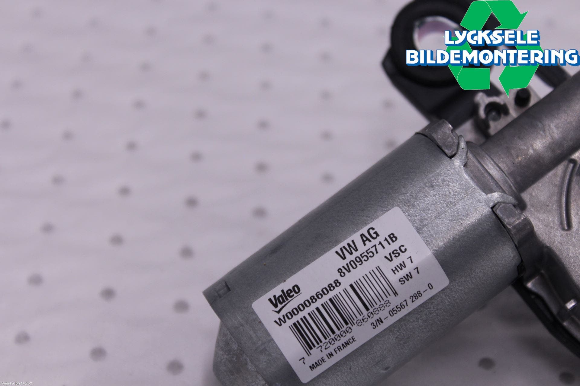 Audi A1 19- Torkarmotor Baklucka