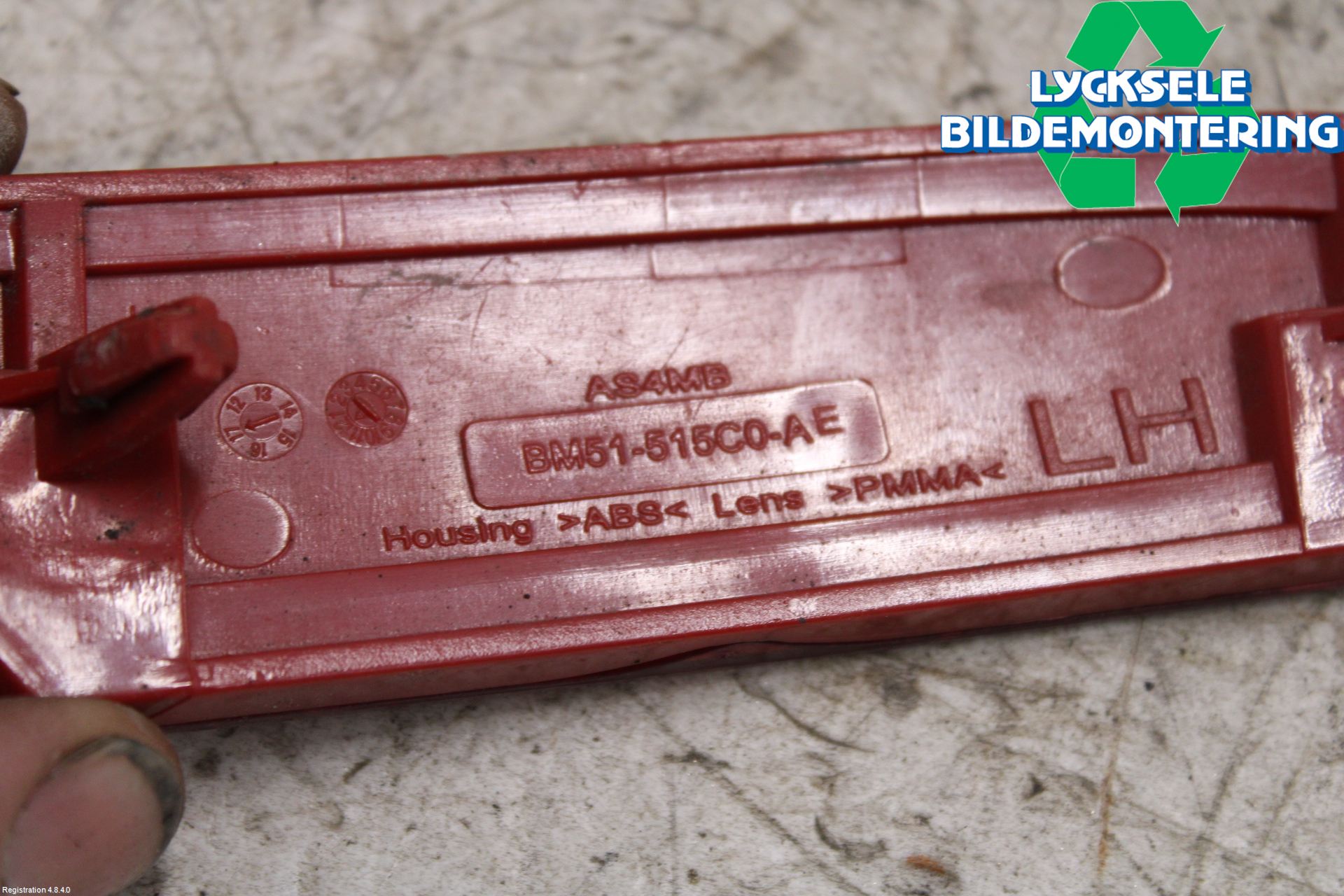 Ford FOCUS 15-18 Dimljus/Reflex Bak