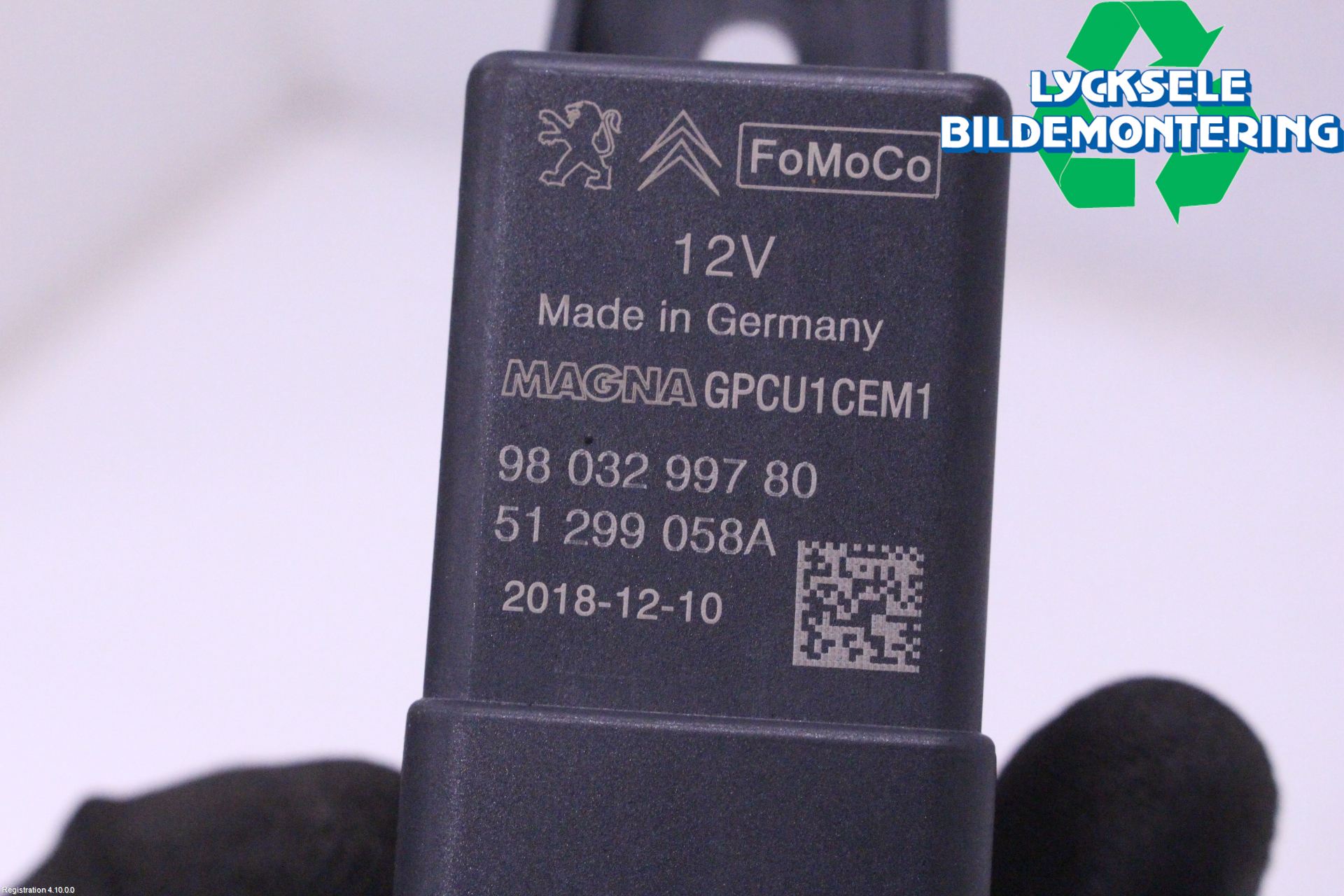 Peugeot 3008 17-24 Relä Glödning Diesel