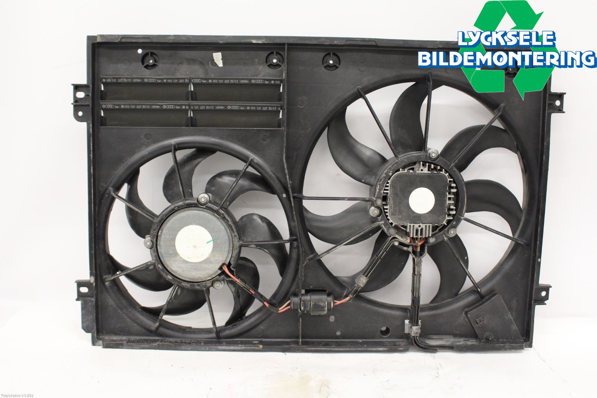 Volkswagen VW PASSAT 15-19 Kylfläkt El